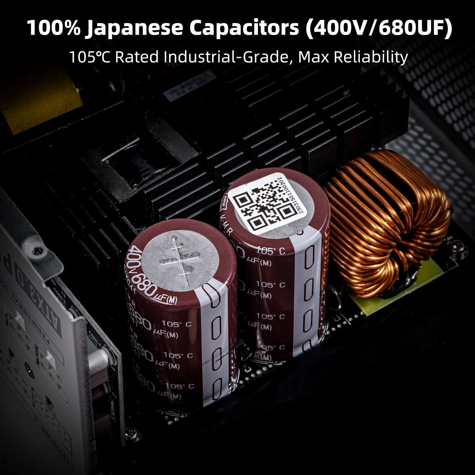 80+ Platinum 1000/1300 Watt ATX 3.0 Fully Modular Power Supply Includes a FREE 12VHPWR Cable - Image 17