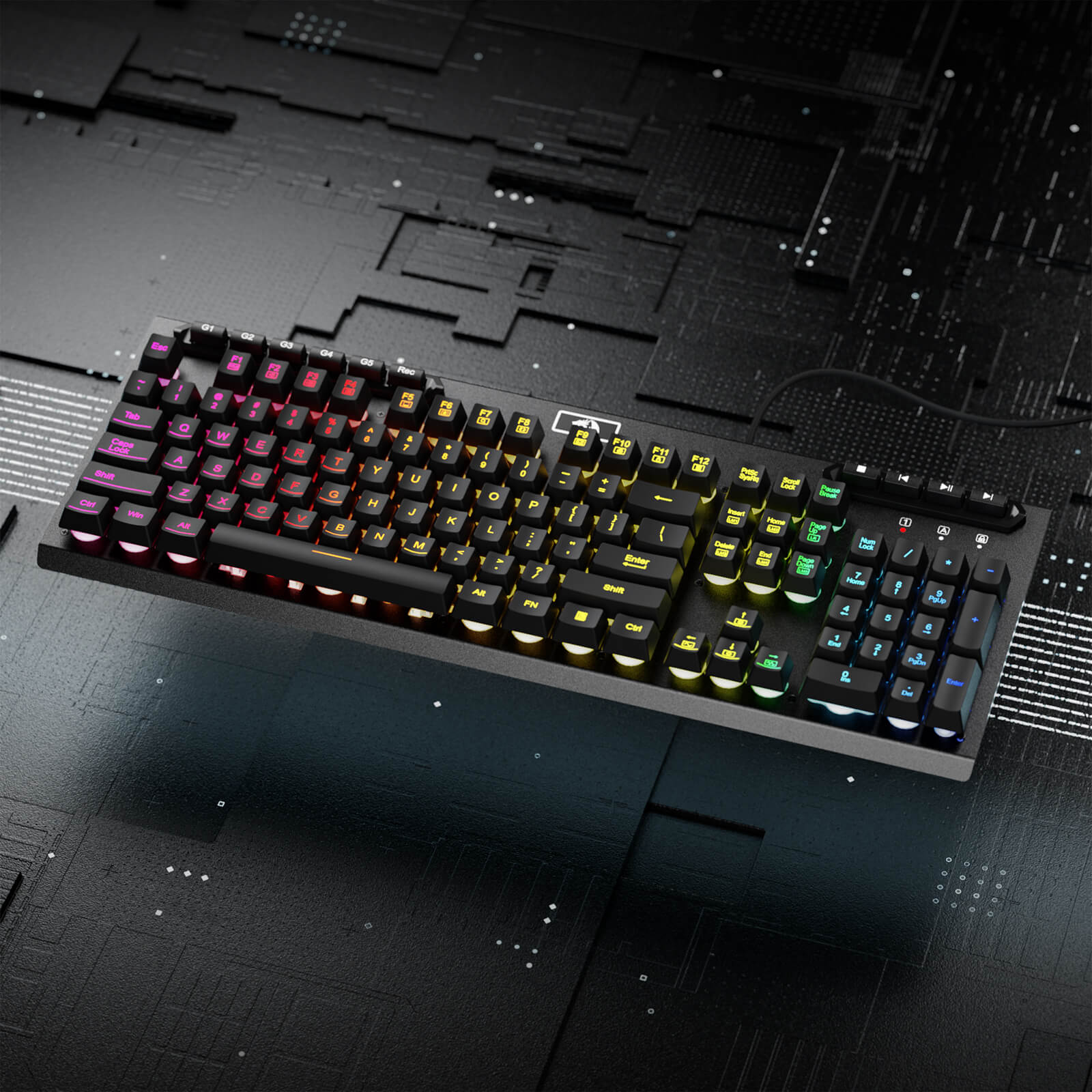 ADITYA K513 Wired Membrane Gaming Keyboard - Image 6