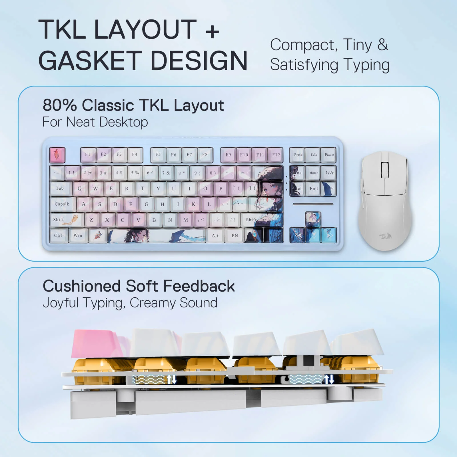 ANTONIUM K728 PRO SE Anime Keyboard - Image 5