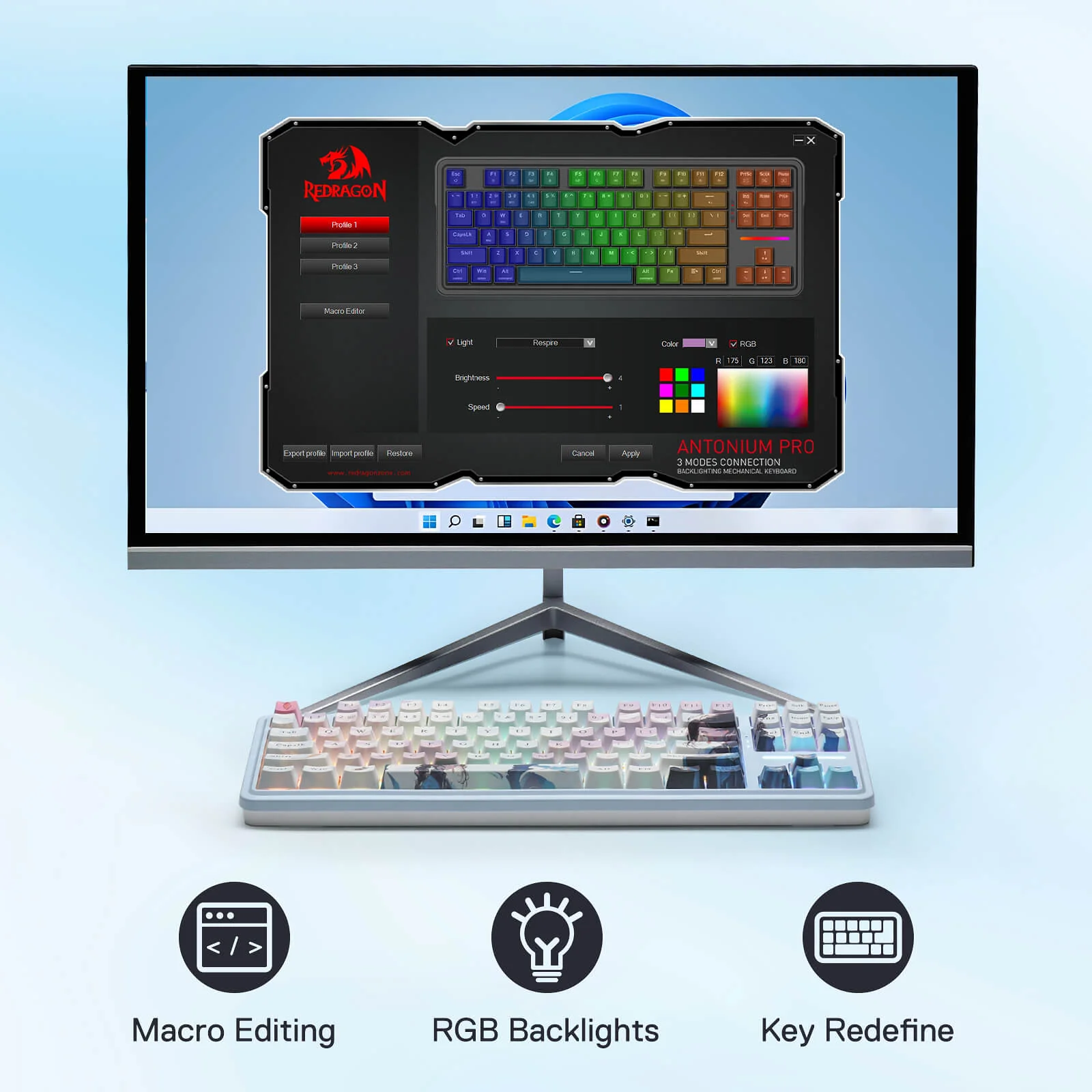 ANTONIUM K728 PRO SE Anime Keyboard - Image 8