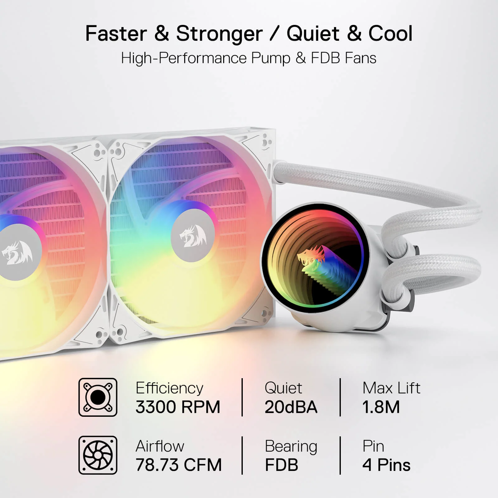 ARGB All-in-one AIO Liquid CPU Cooler - Image 10