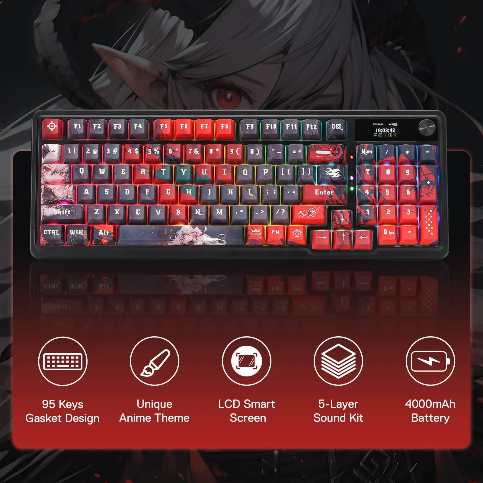 ARTEMIS K719 PRO Anime Keyboard - Image 5