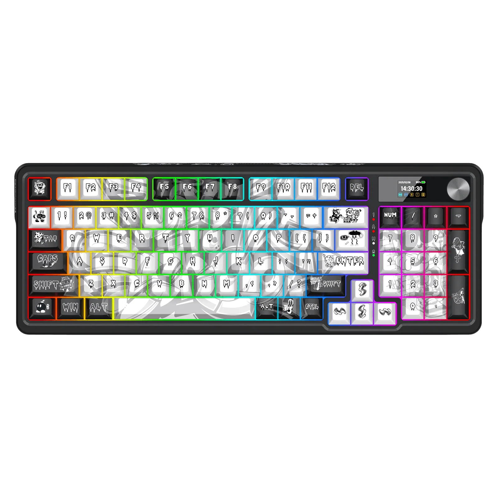 ARTEMIS K719 PRO Graffiti Keyboard - Image 11