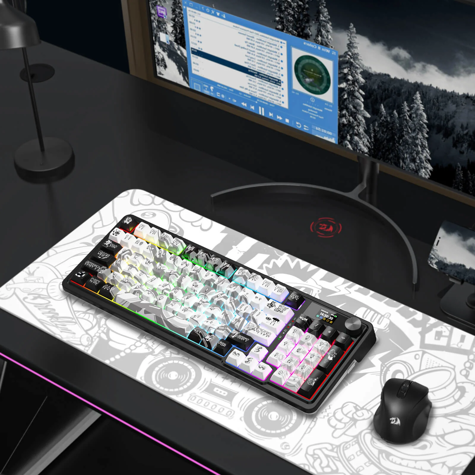 ARTEMIS K719 PRO Graffiti Keyboard - Image 9