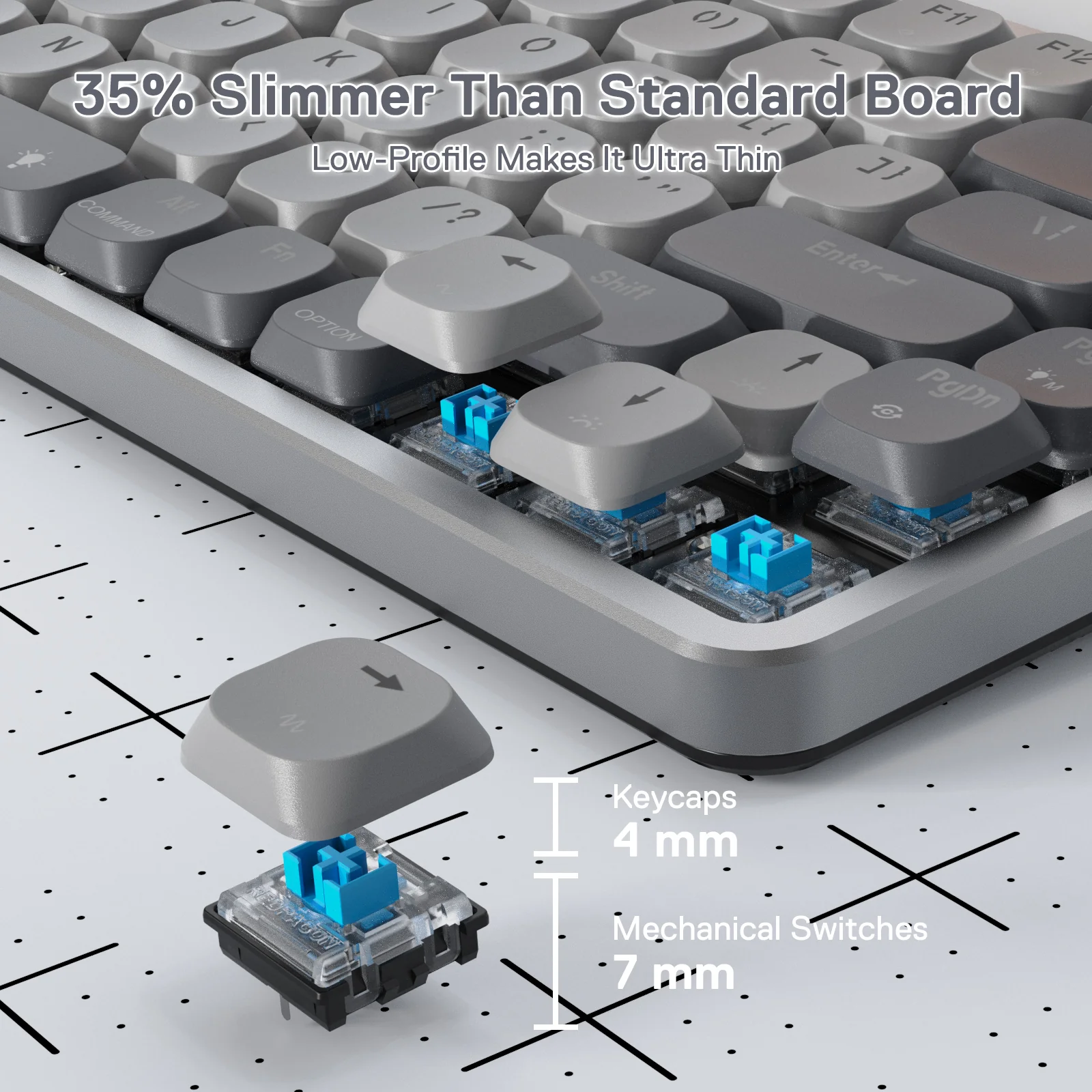 AZURE K652 Wireless Mechanical Keyboard for Mac - Image 10