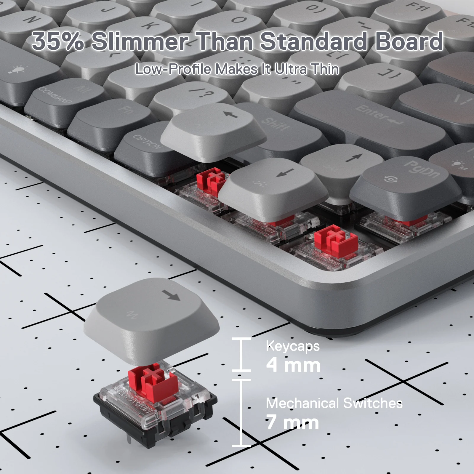 AZURE K652 Wireless Mechanical Keyboard for Mac - Image 8
