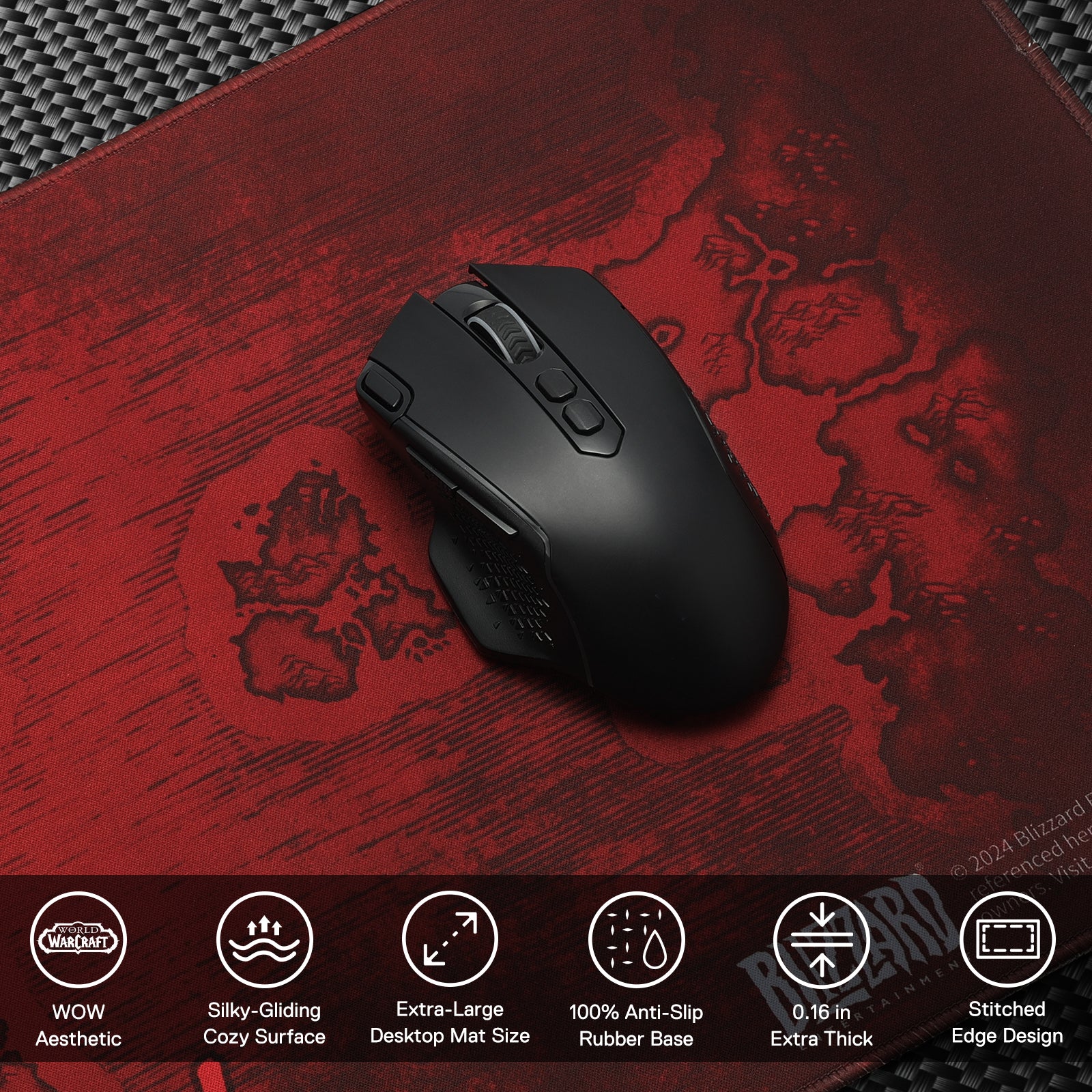 World of Warcraft XXL Gaming Mouse Pad/Desk Mat - Image 16
