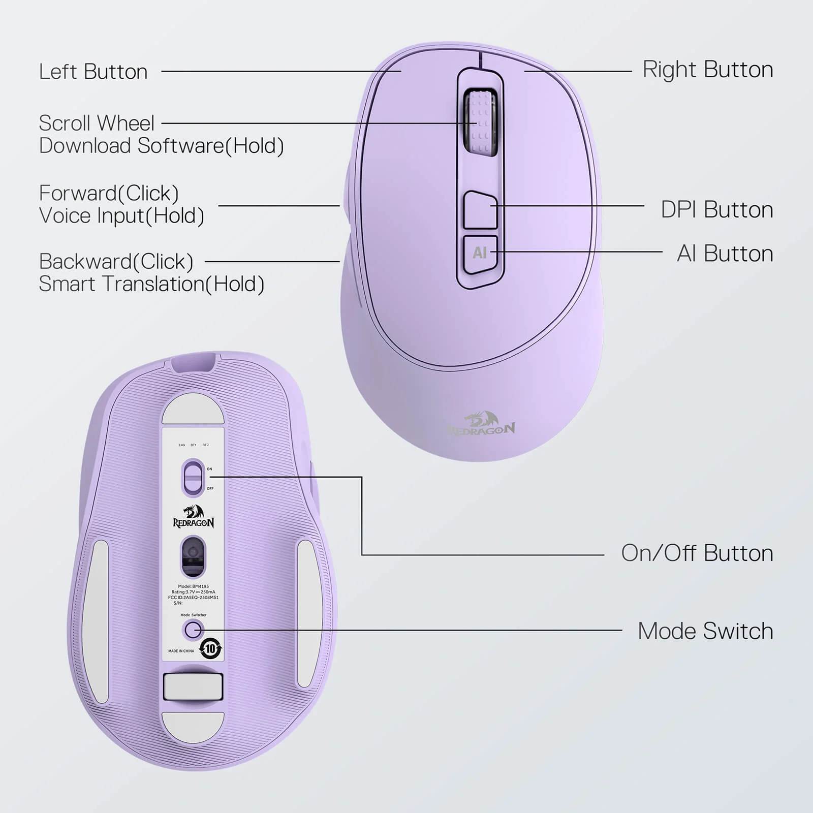 BM4195 AI Smart Wireless Mouse - Image 12