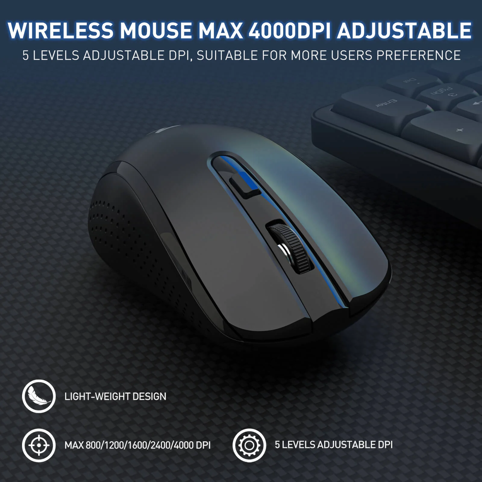 BS7634 Wireless Keyboard and Mouse Combo - Image 6