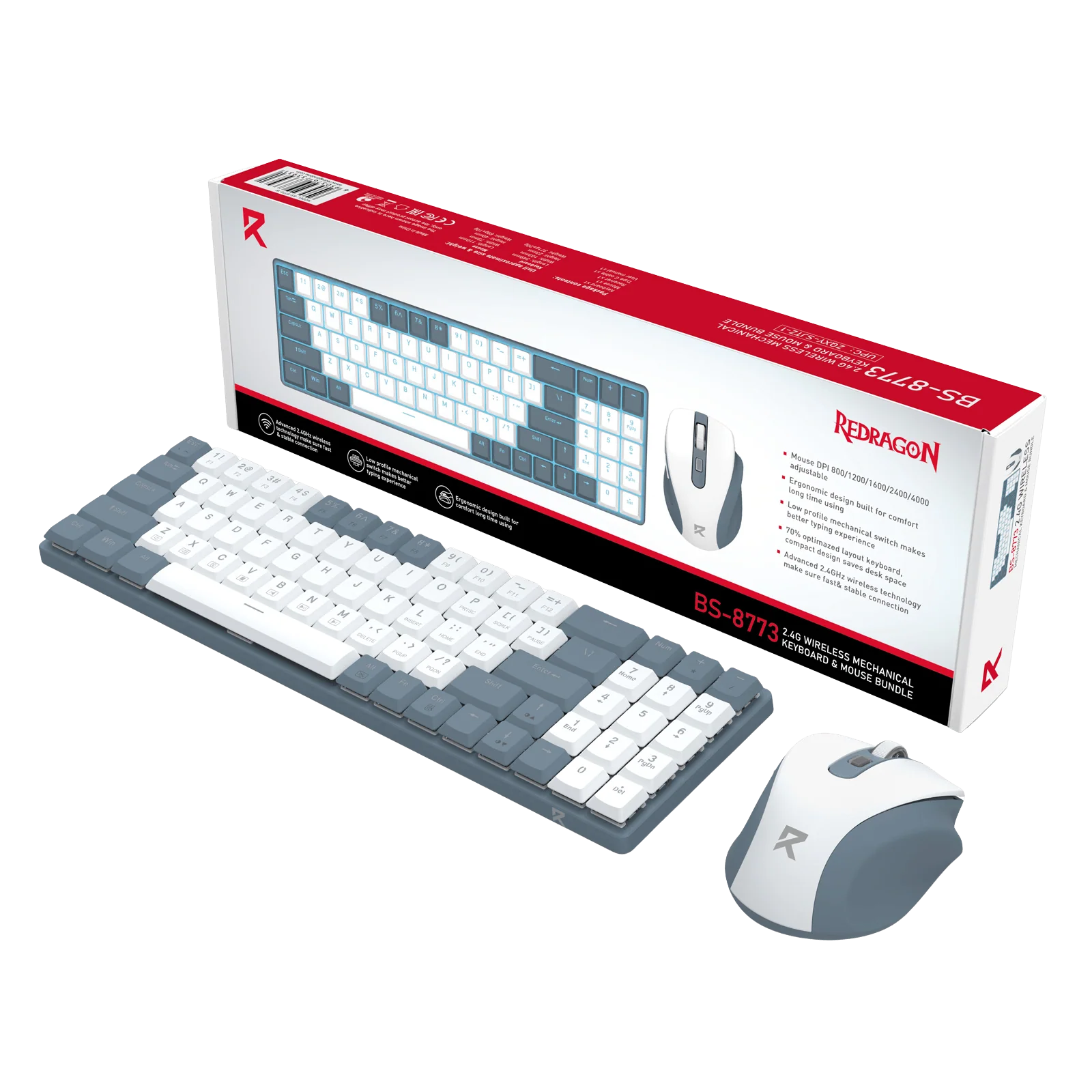 BS8773 Wireless Keyboard and Mouse Combo - Image 24