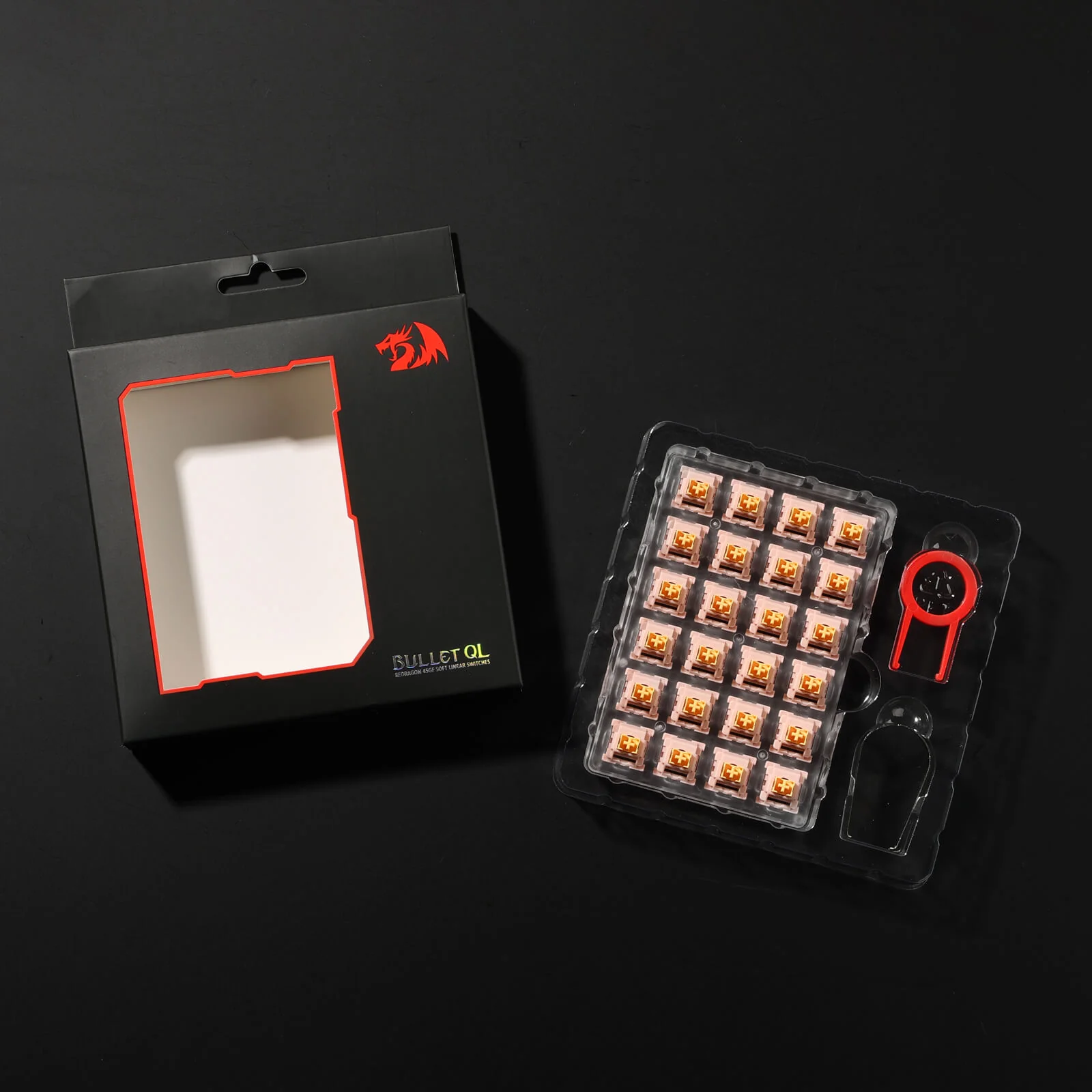 BULLET-QL A113 Soft Linear Mechanical Switch (24 pcs Switches) - Image 9
