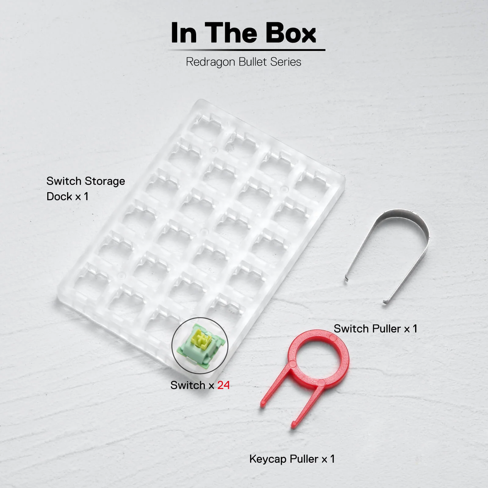 Bullet-QT A113 Mechanical Switch (24 pcs Switches) - Image 4