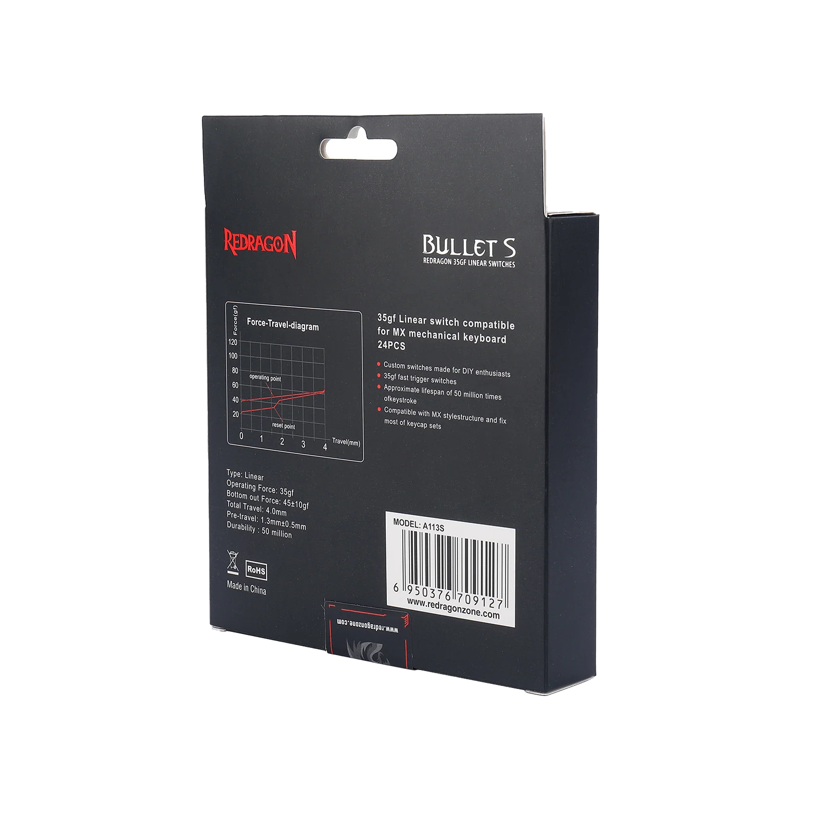BULLET-S A113 Linear Mechanical Switch (24 pcs Switches) - Image 16