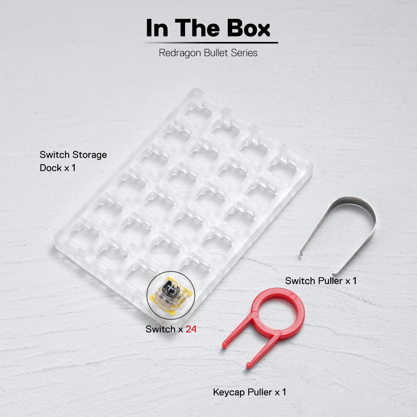 BULLET-S A113 Linear Mechanical Switch (24 pcs Switches) - Image 3