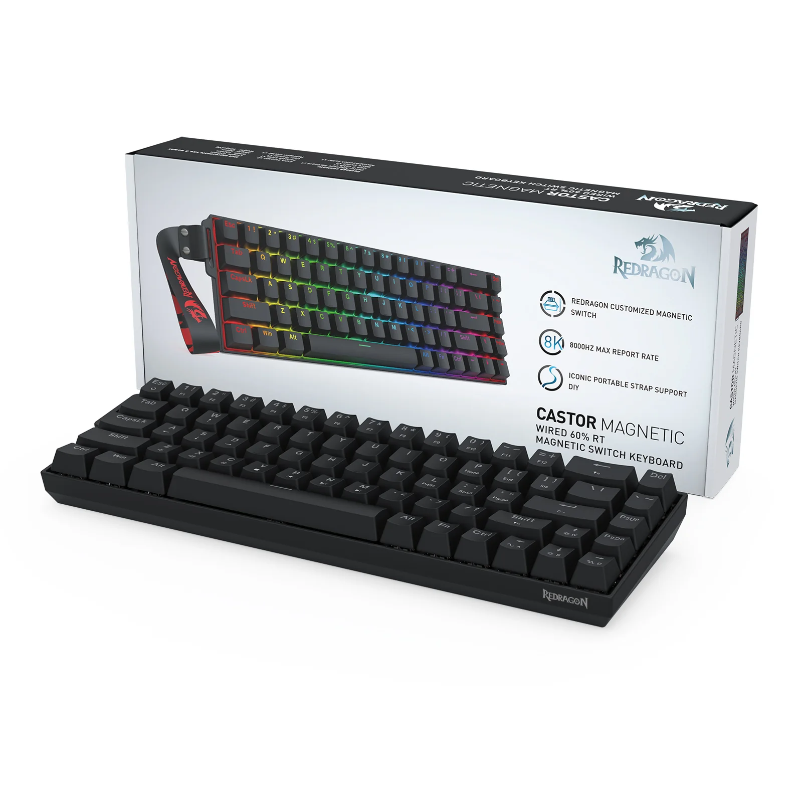 CASTOR K631 HE Rapid Trigger Gaming Keyboard - Image 13