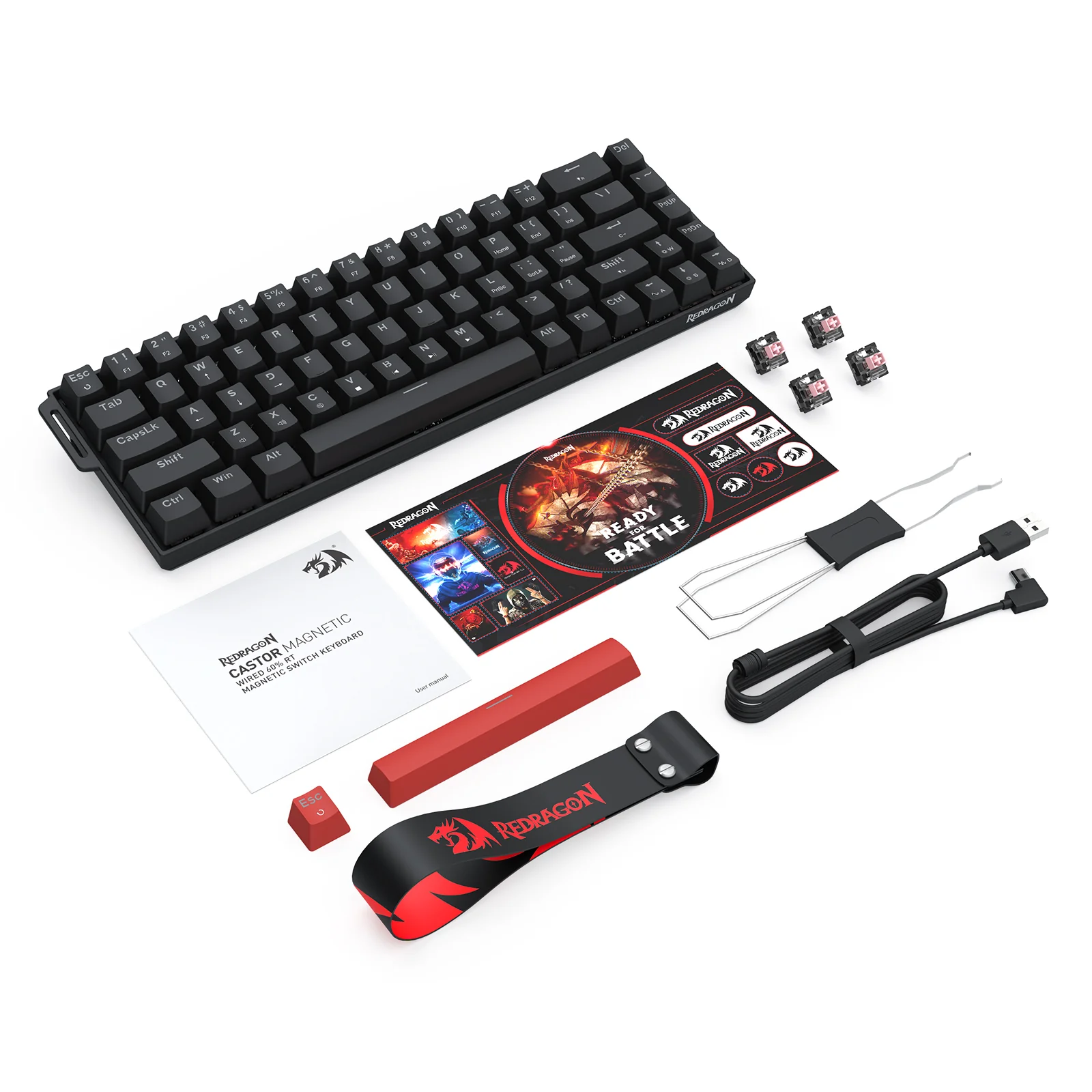 CASTOR K631 HE Rapid Trigger Gaming Keyboard - Image 14