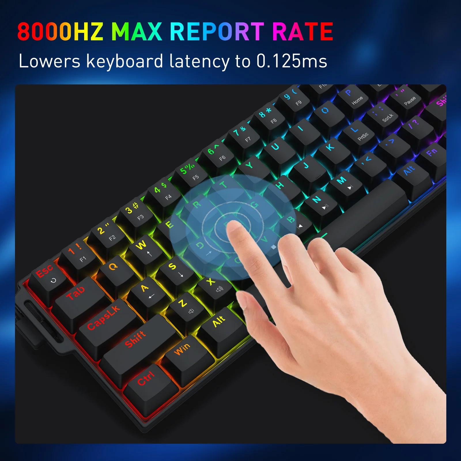 CASTOR K631 HE Rapid Trigger Gaming Keyboard - Image 8