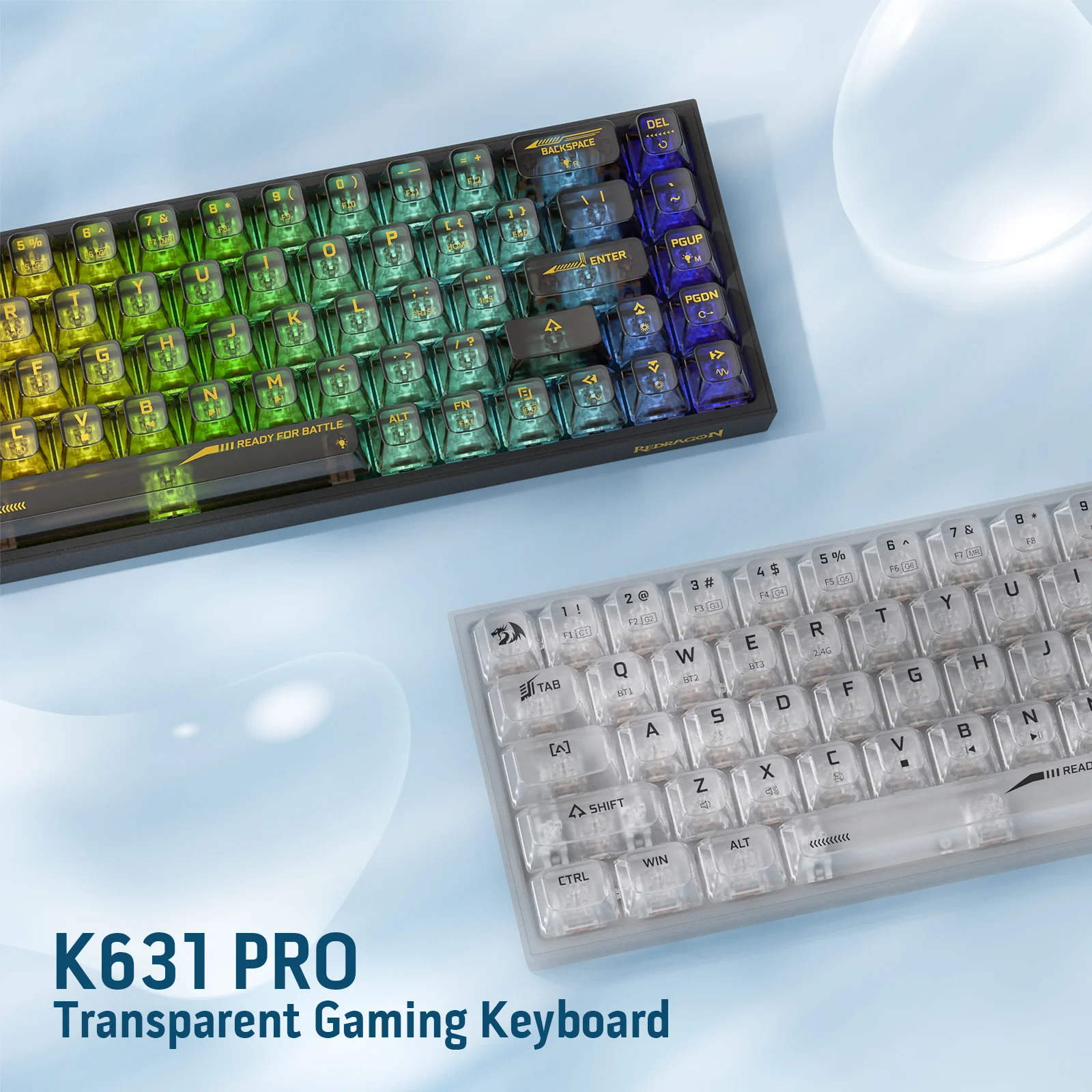 CASTOR K631 PRO Full-Transparent Mechanical Keyboard - Image 11