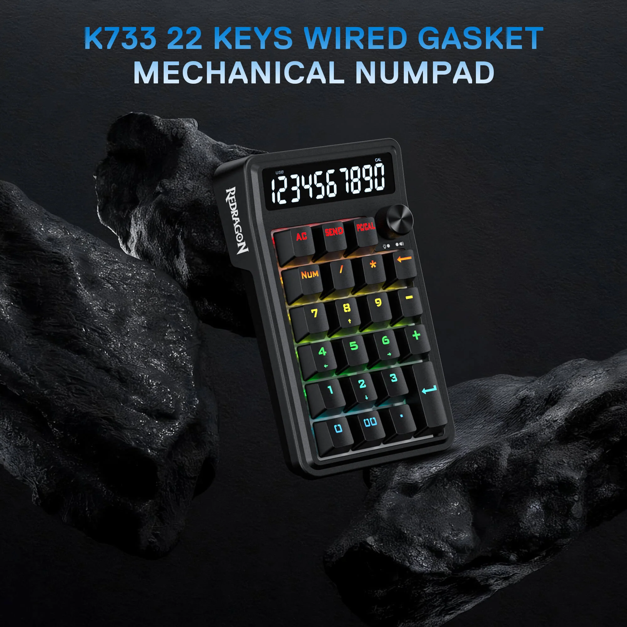 COVE K733 Mechanical Numpad Keyboard - Image 14