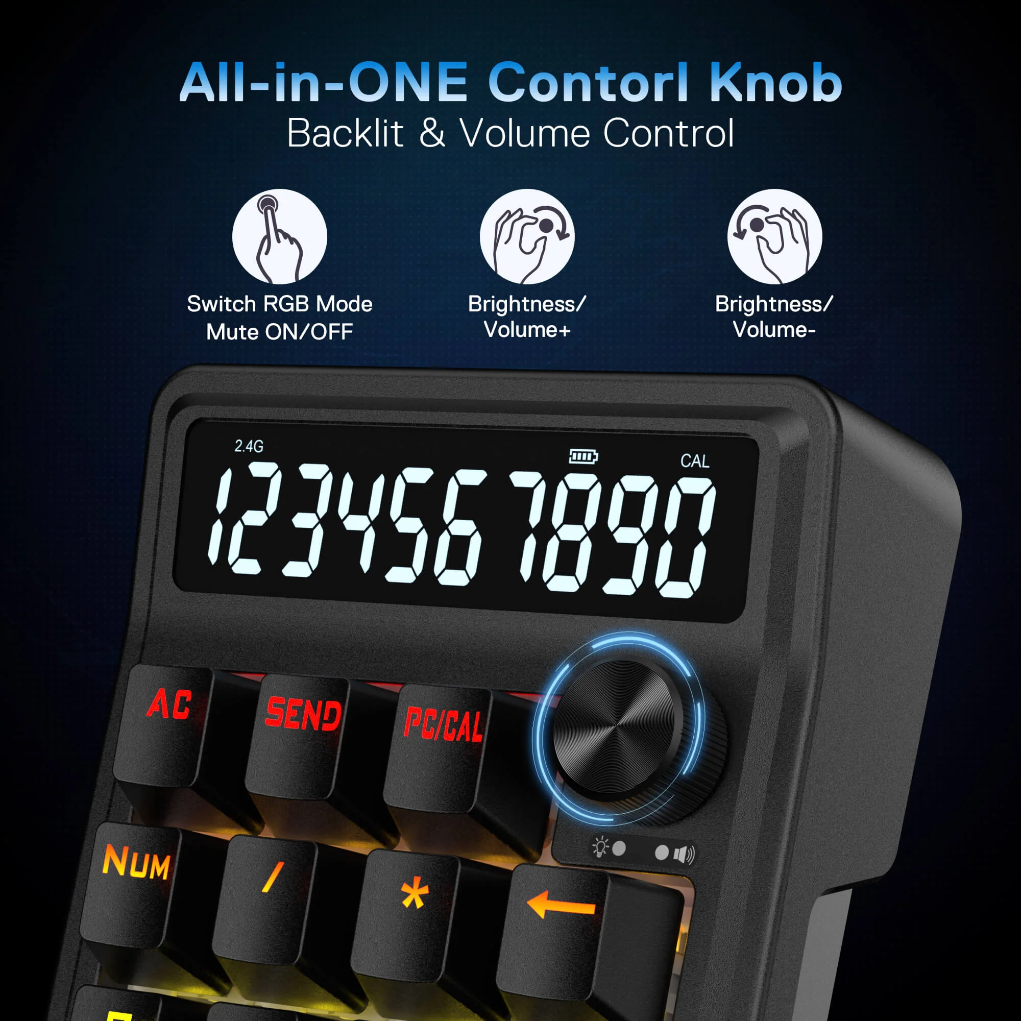 COVE K733 Mechanical Numpad Keyboard - Image 7