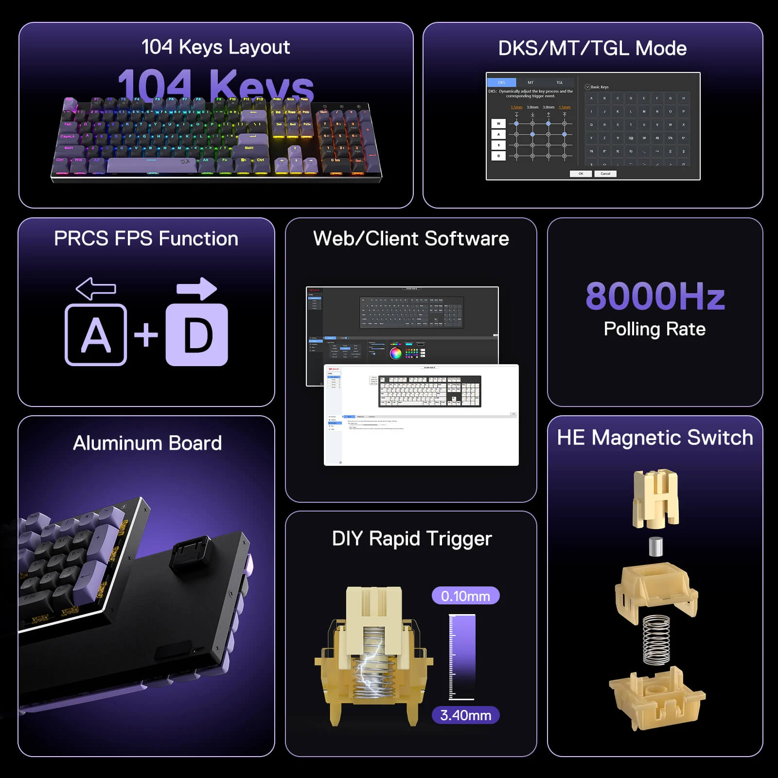DHARMA K556 HE (Magnetic Hall Effect Keyboard) - Image 4