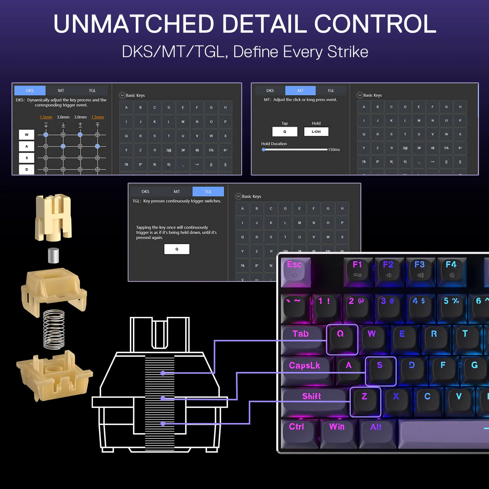 DHARMA K556 HE (Magnetic Hall Effect Keyboard) - Image 8