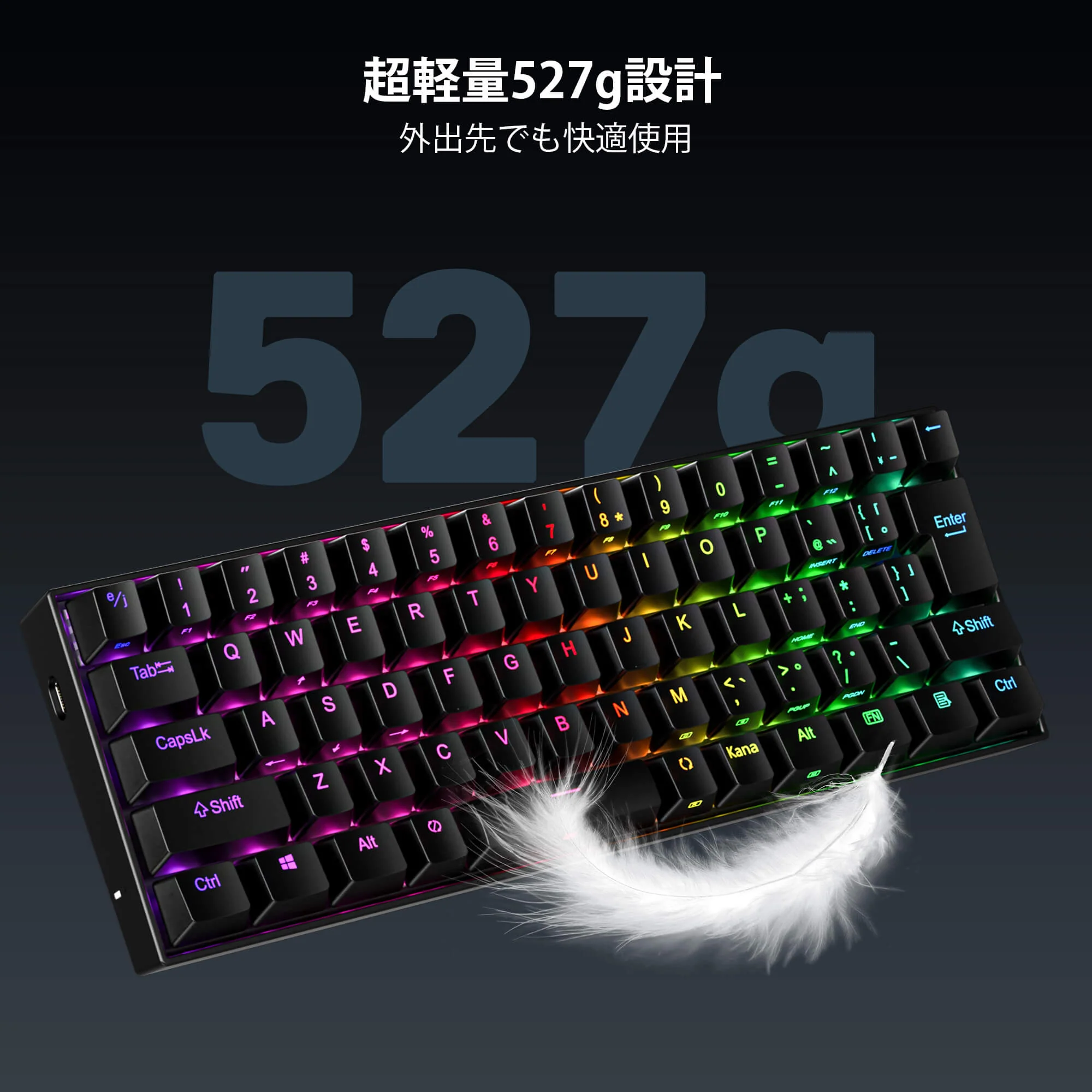 DRAGONBORN K630 Wired 60% Keyboard - Image 19