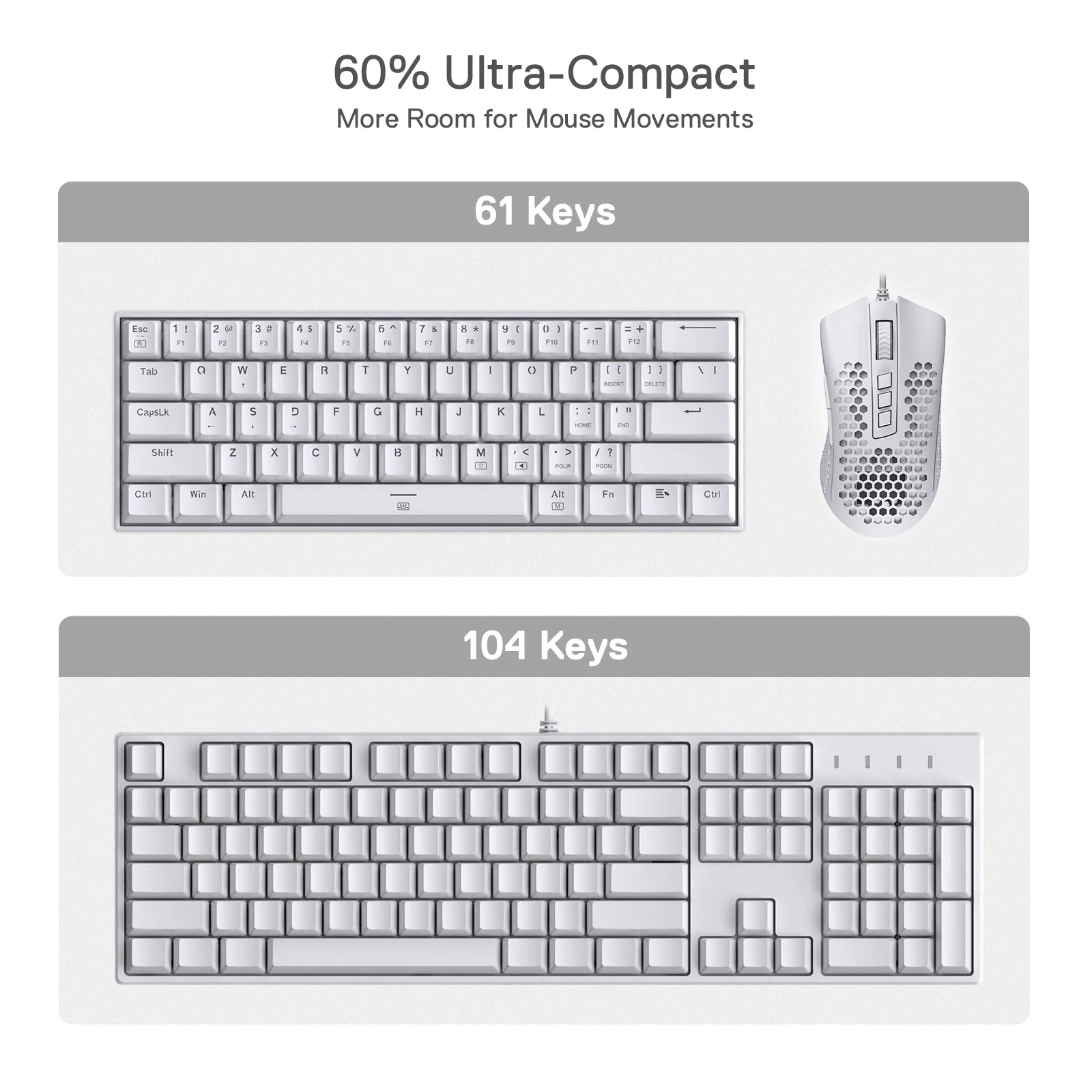 (Open-box) DRAGONBORN K630 Wired 60% Keyboard - Image 14