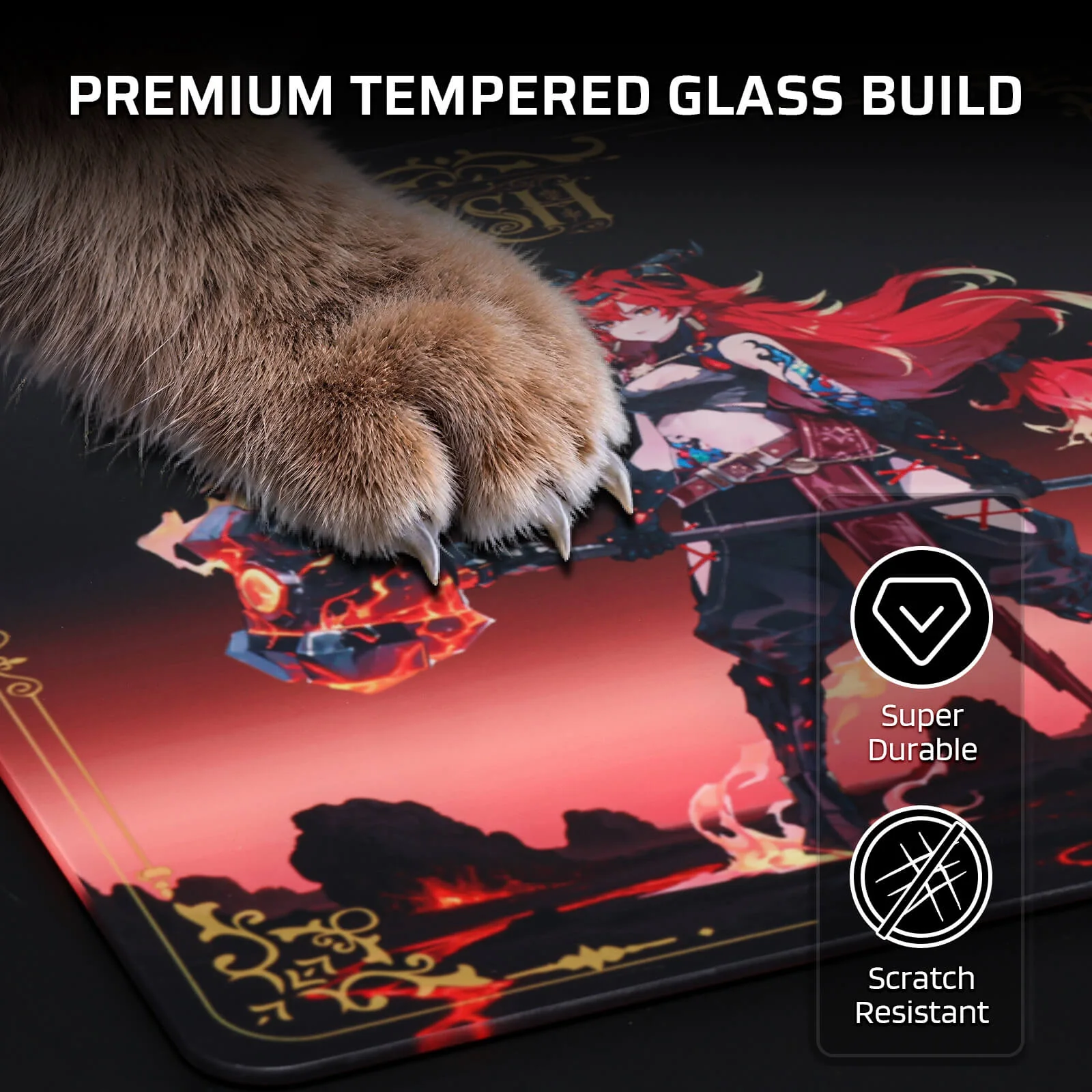 Drake Oath Glass Mouse Pad - Image 10