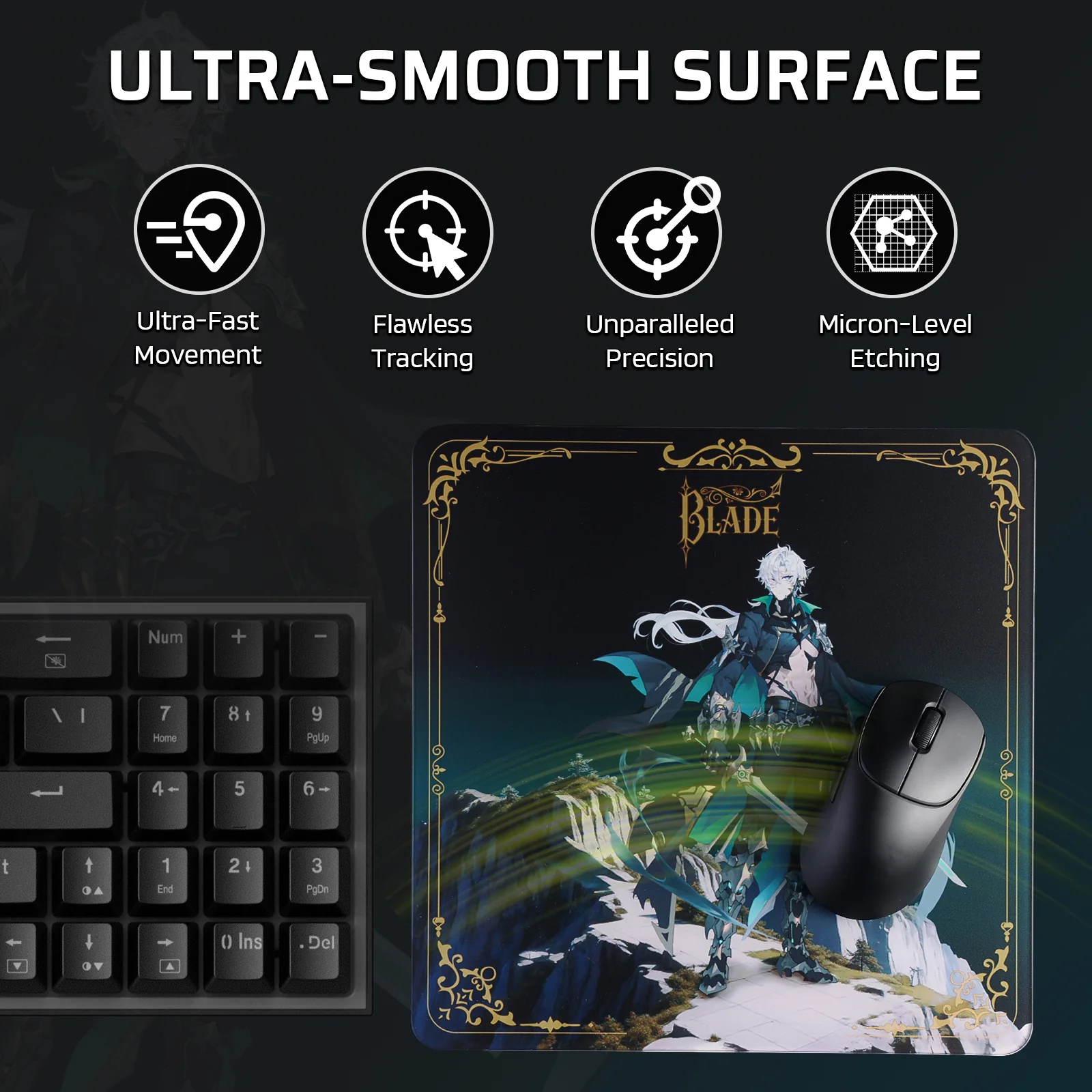 Drake Oath Glass Mouse Pad - Image 14