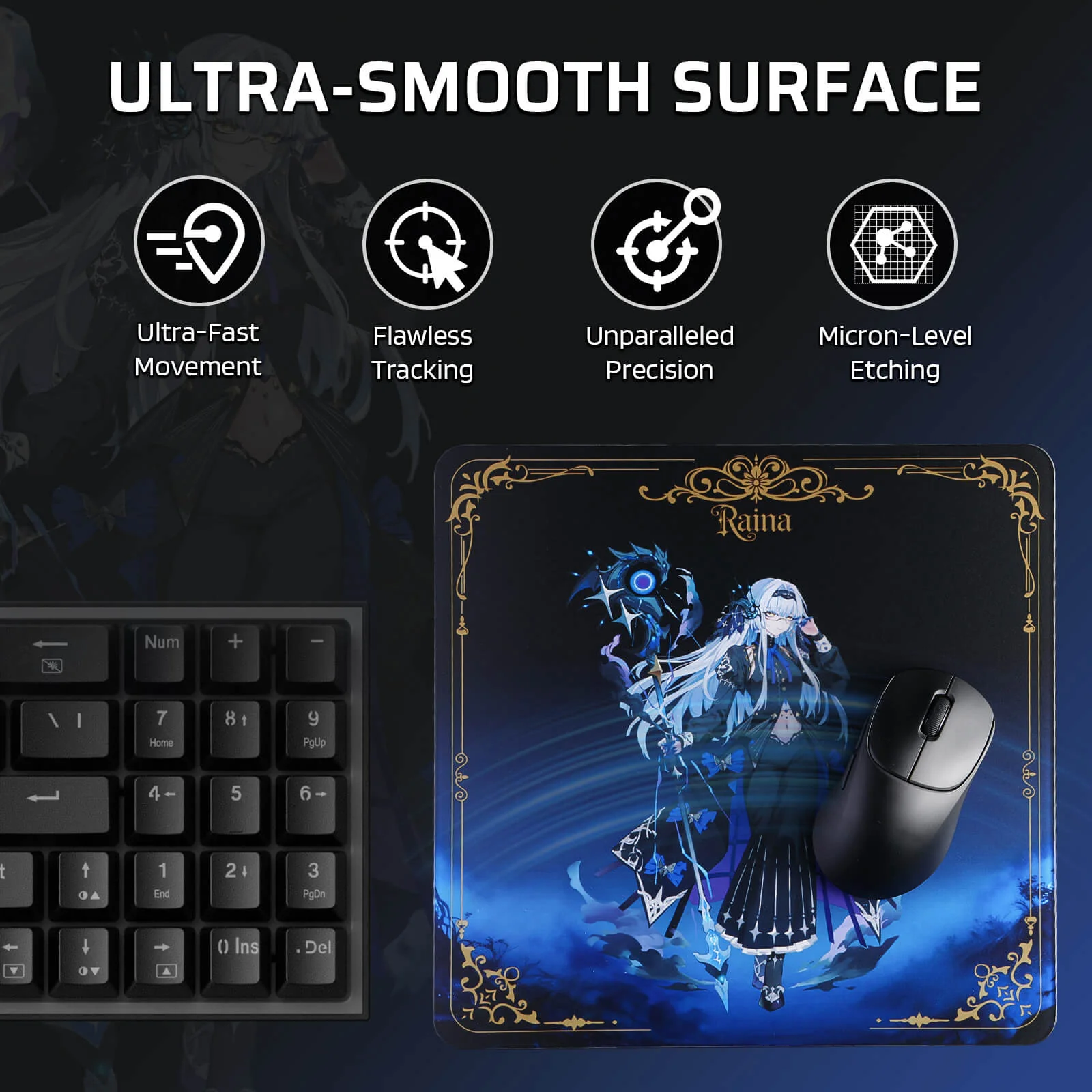 Drake Oath Glass Mouse Pad - Image 20
