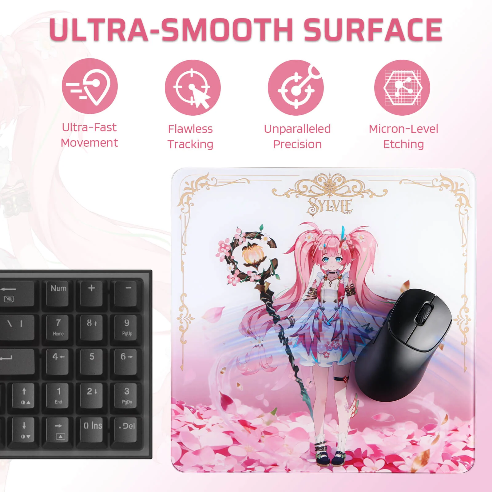 Drake Oath Glass Mouse Pad - Image 24