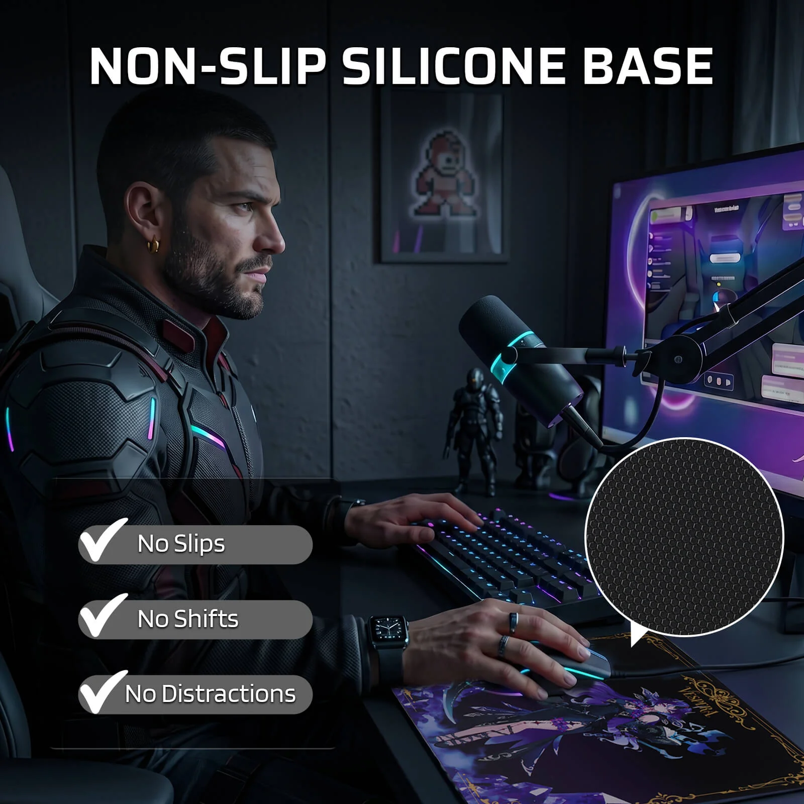 Drake Oath Glass Mouse Pad - Image 30