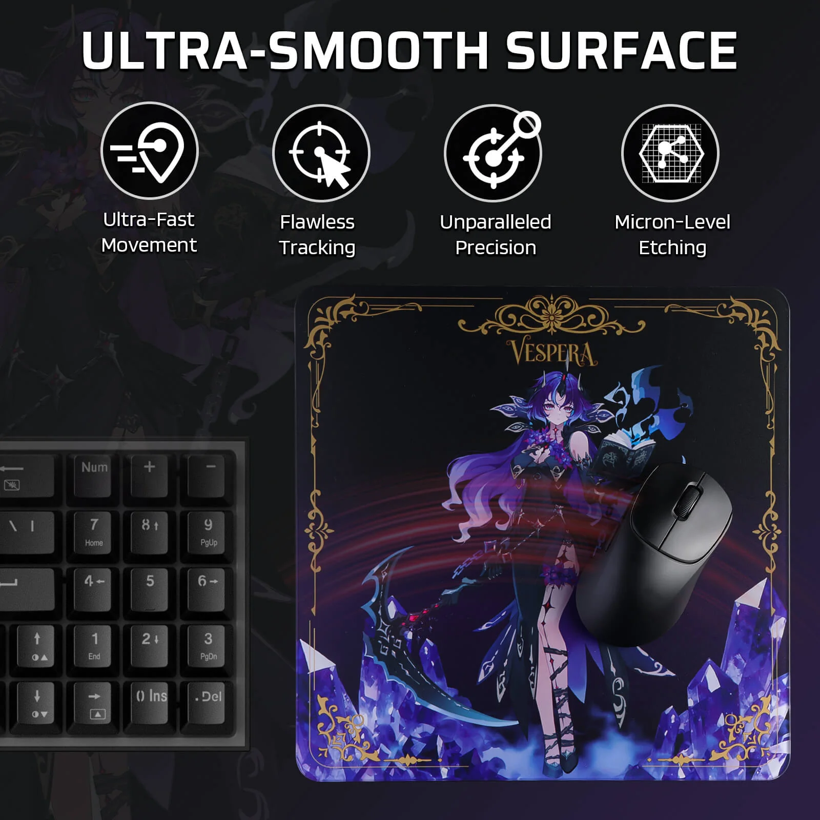 Drake Oath Glass Mouse Pad - Image 32
