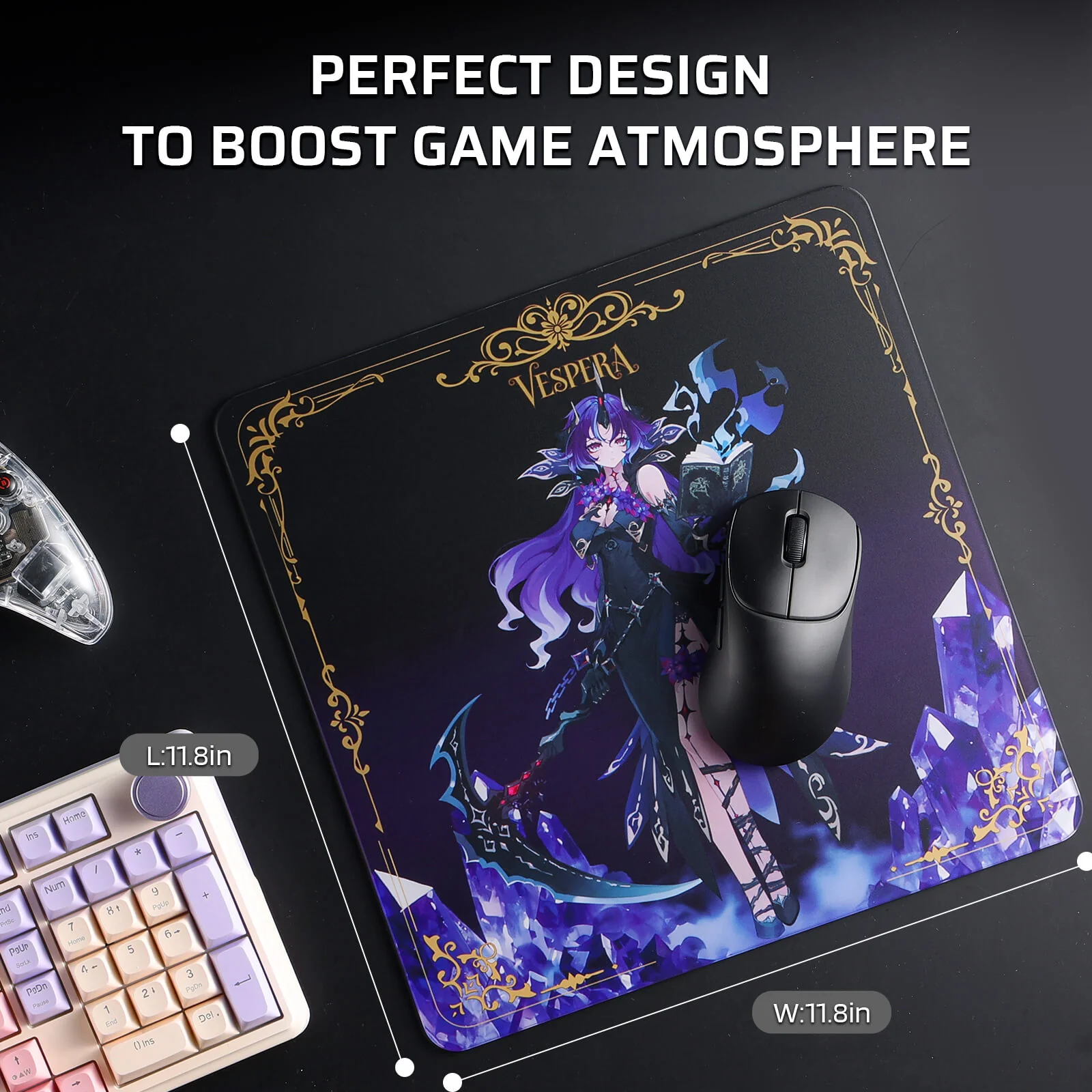 Drake Oath Glass Mouse Pad - Image 35