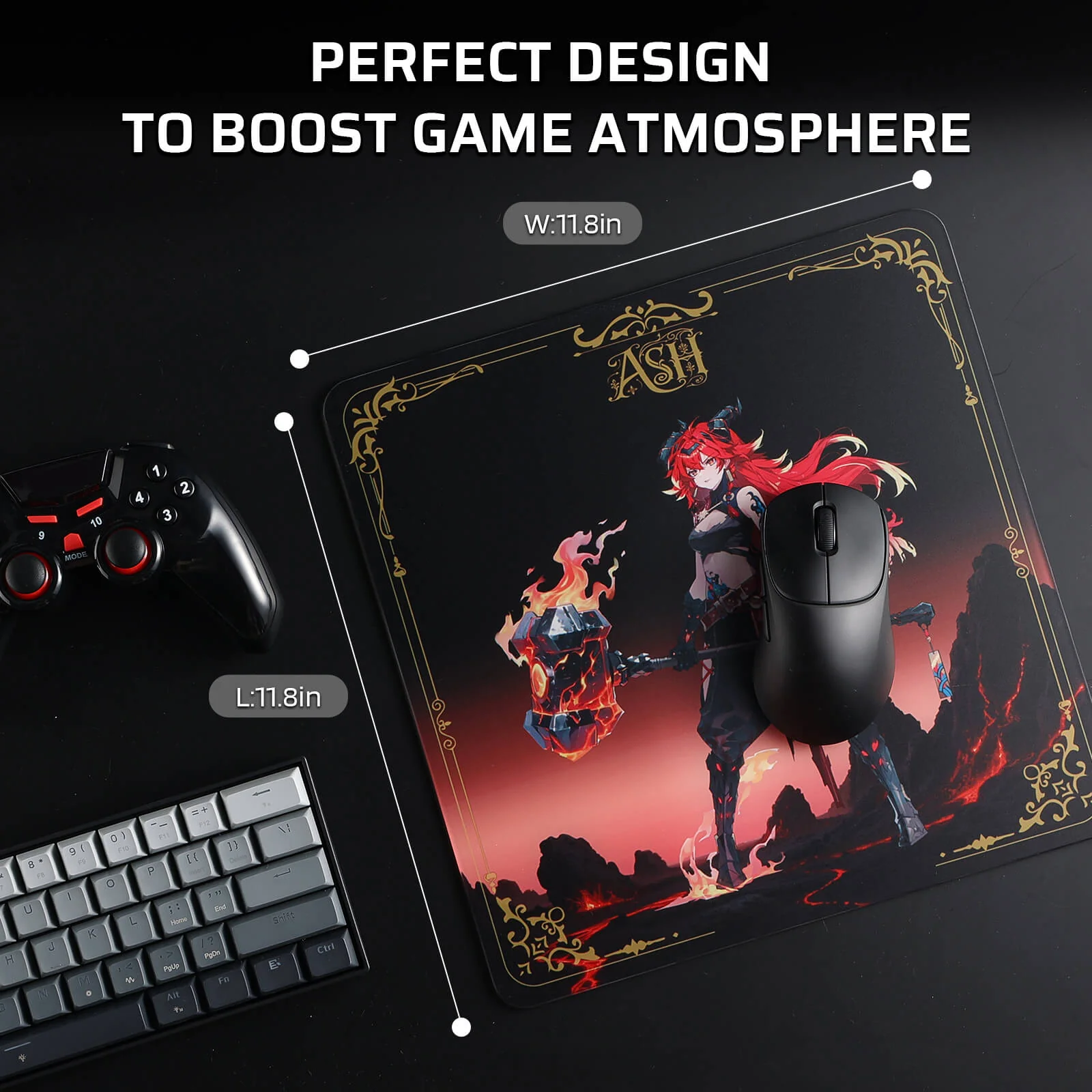 Drake Oath Glass Mouse Pad - Image 7