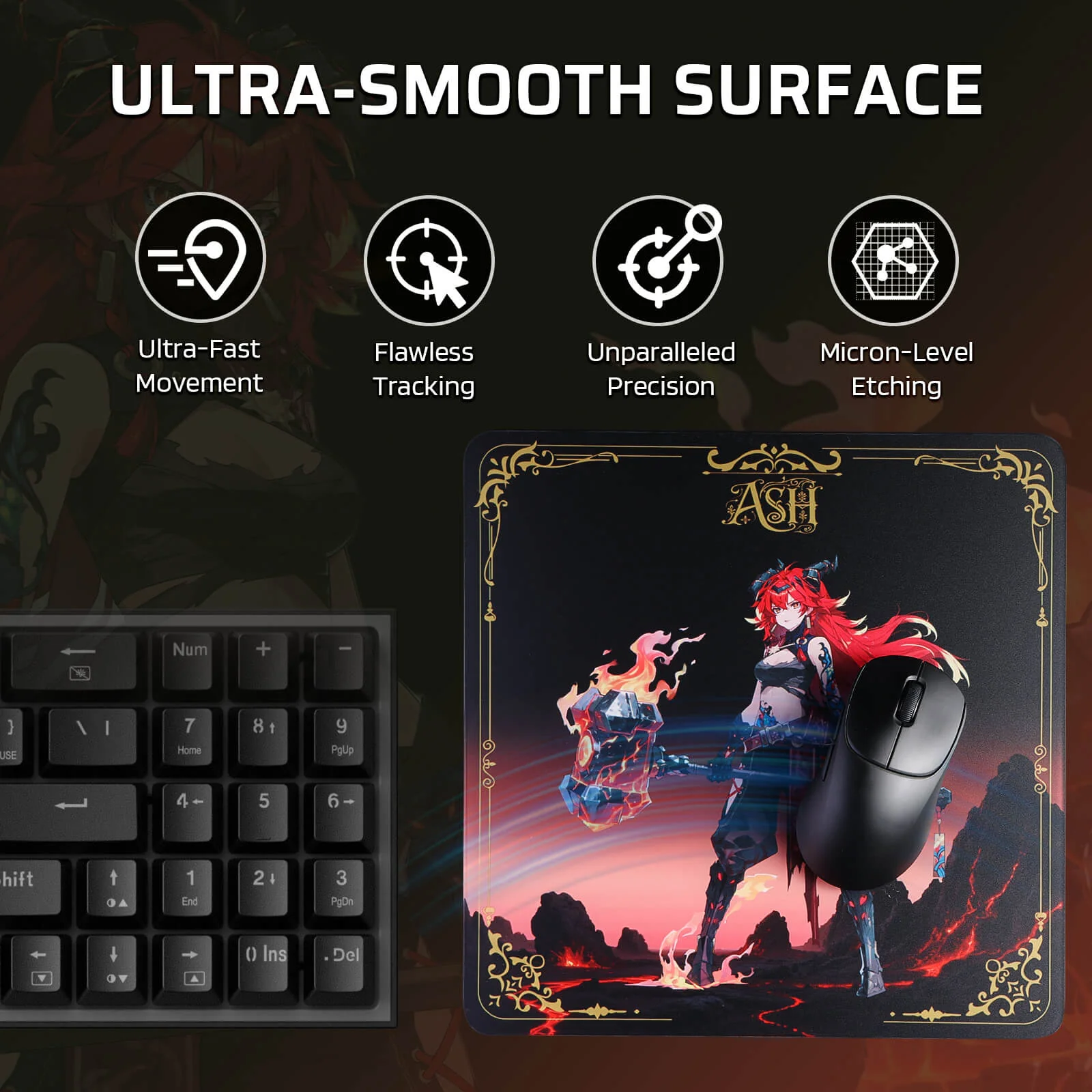 Drake Oath Glass Mouse Pad - Image 8