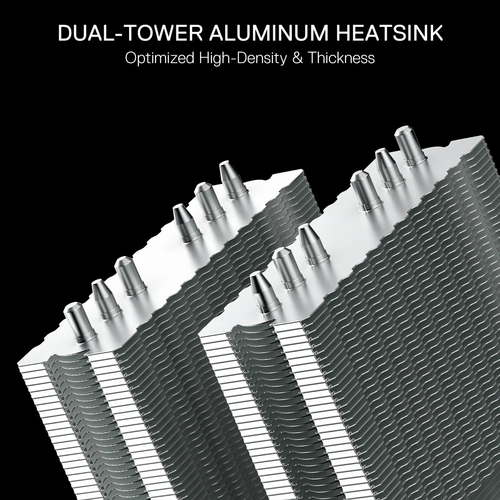HODUR C218 ARGB Dual Tower CPU Air Cooler - Image 8