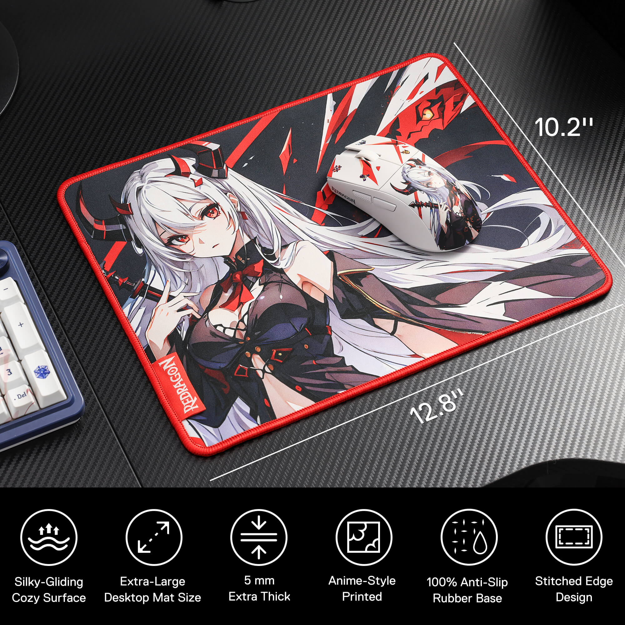 EISA P047 Waifu Gaming Mouse Pad/Desk Mat - Image 4