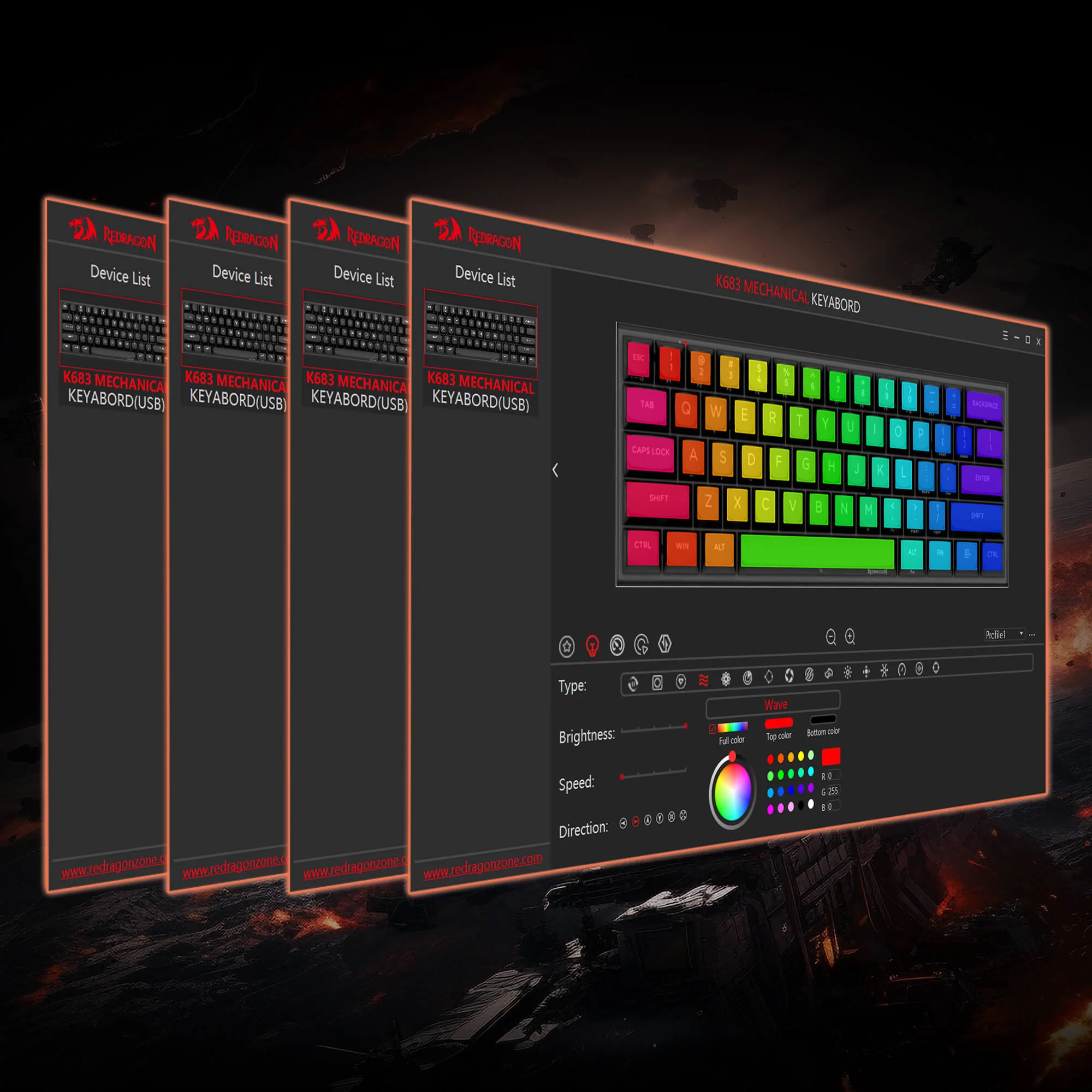 FIDD K683 (M61) (Magnetic Hall Effect Keyboard) - Image 11