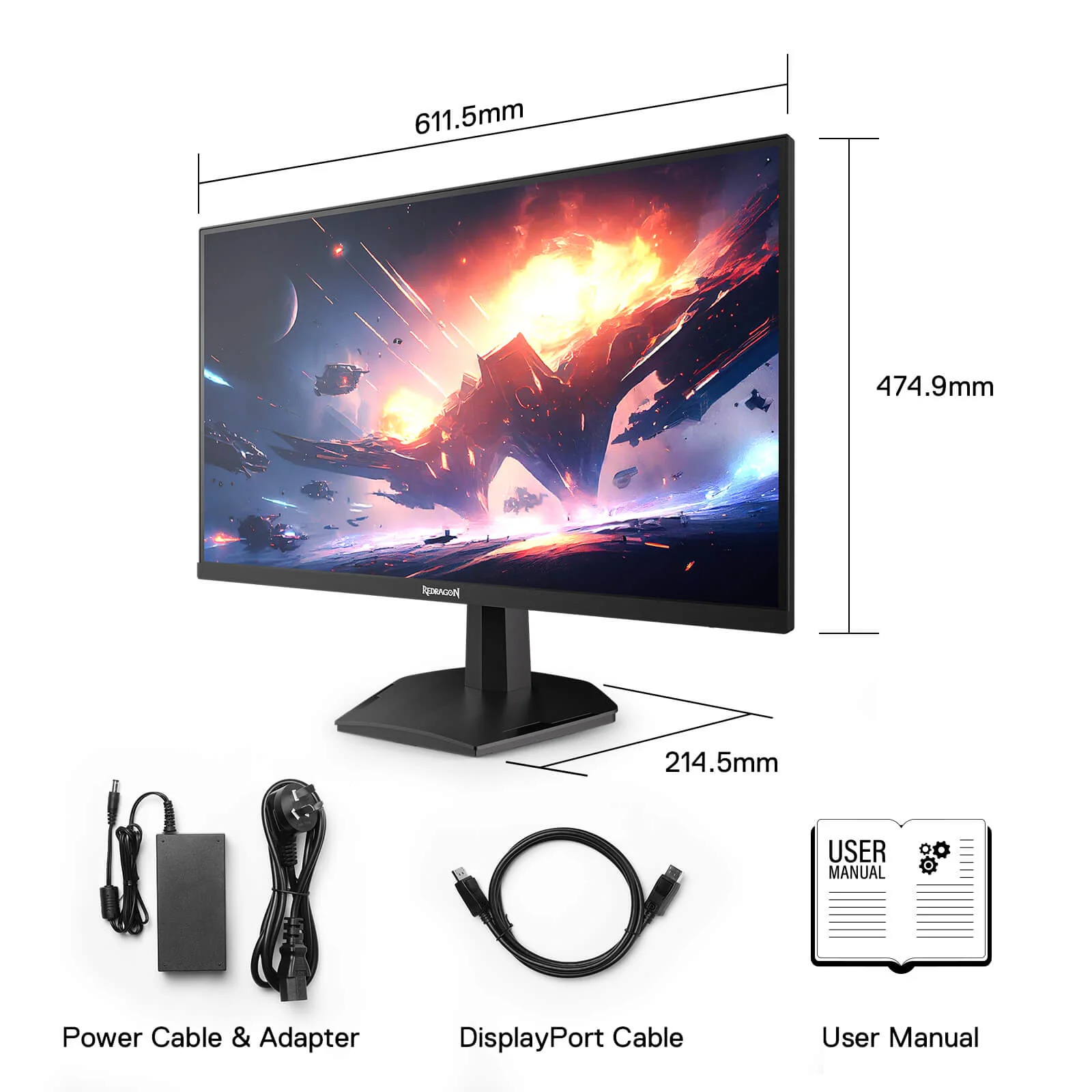 OPAL 27" 144hz/165HZ Flat Gaming Monitor - Image 6