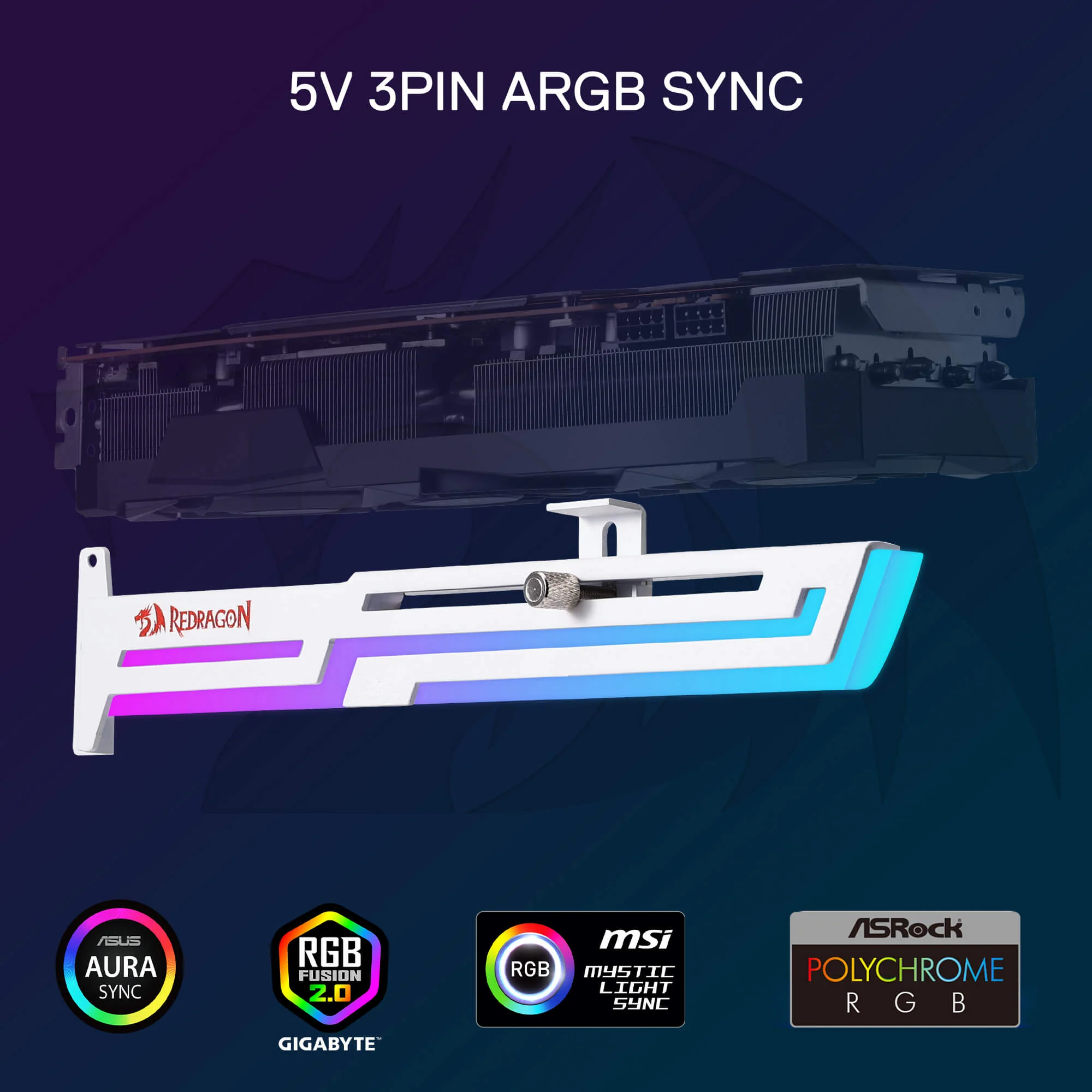 GCP03 ARGB GPU Support Bracket - Image 10