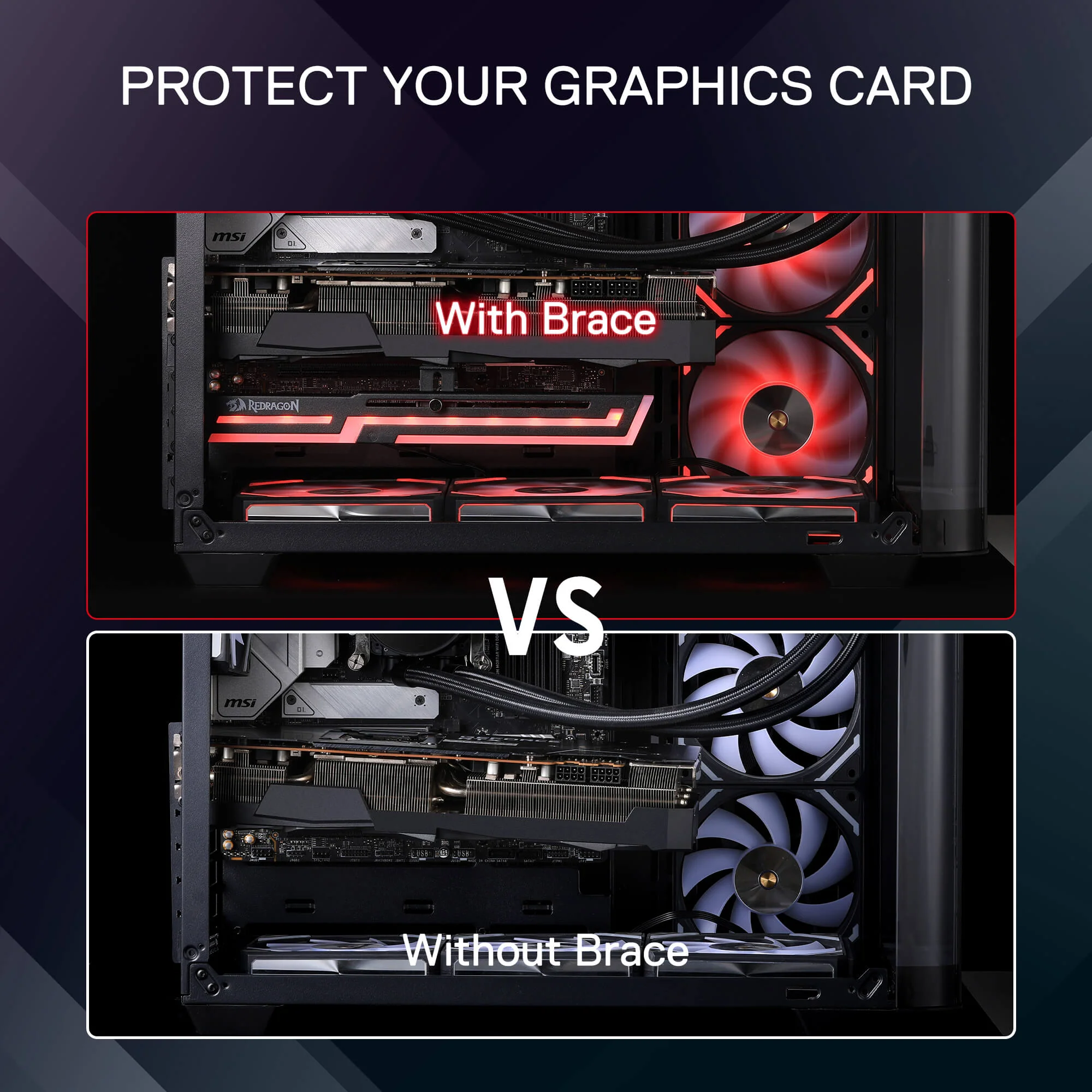 GCP03 ARGB GPU Support Bracket - Image 6
