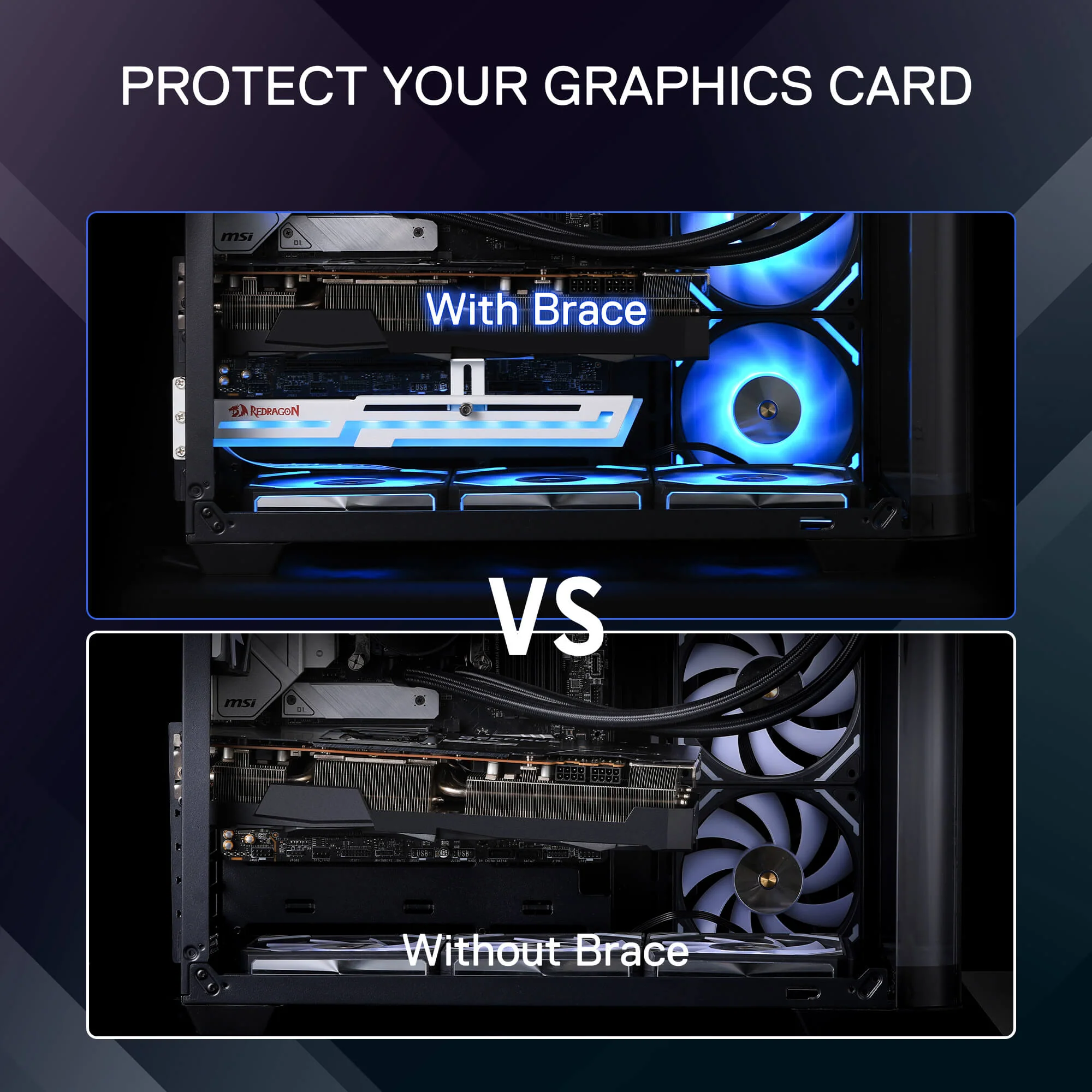GCP03 ARGB GPU Support Bracket - Image 9