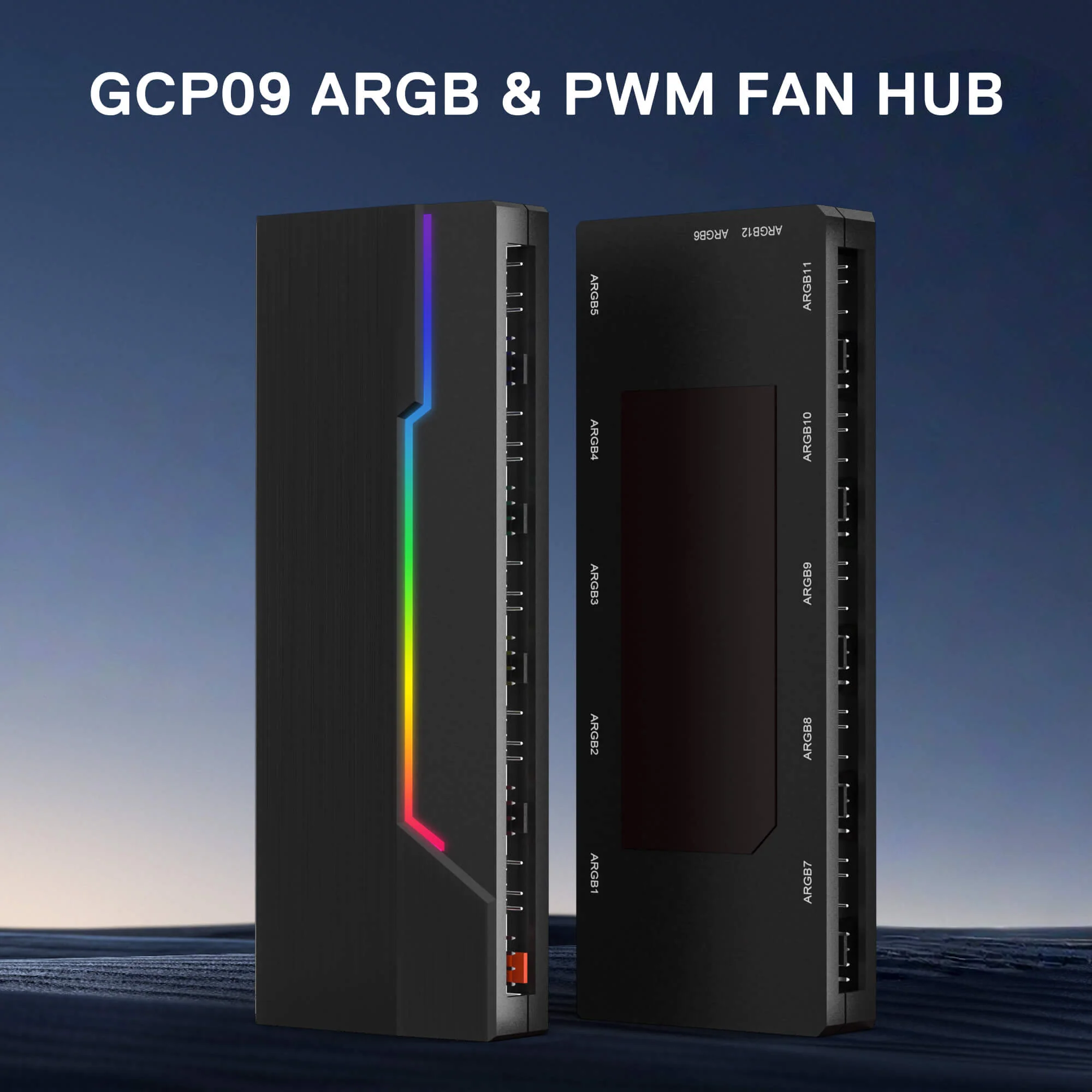 GCP09 ARGB & PWM Fan Hub Controller - Image 3