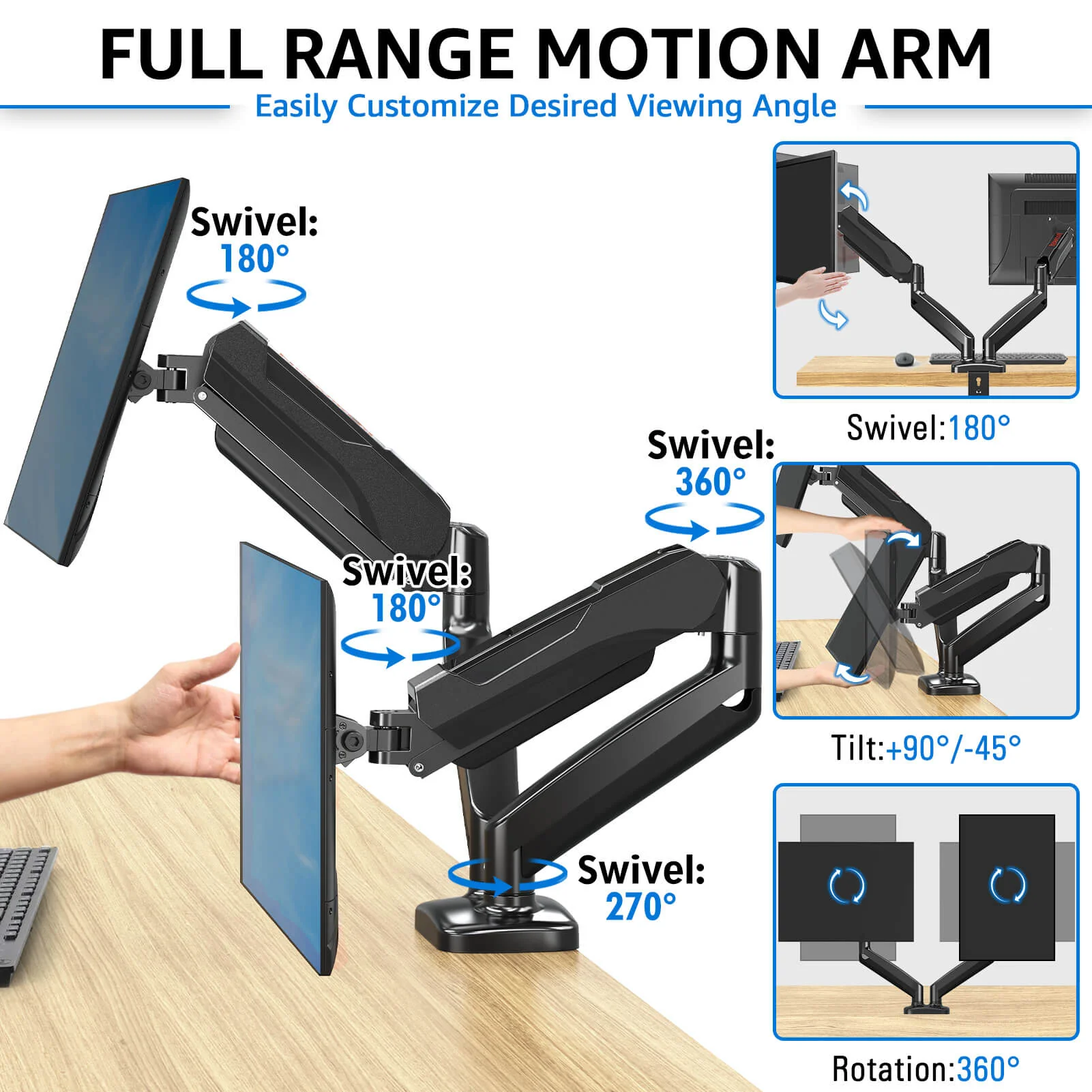 GMK914/GMK915 Monitor Mount Stand - Image 10