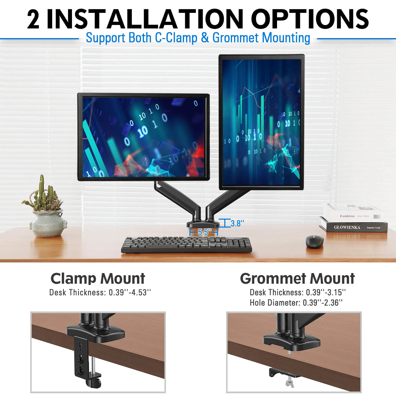 GMK914/GMK915 Monitor Mount Stand - Image 9