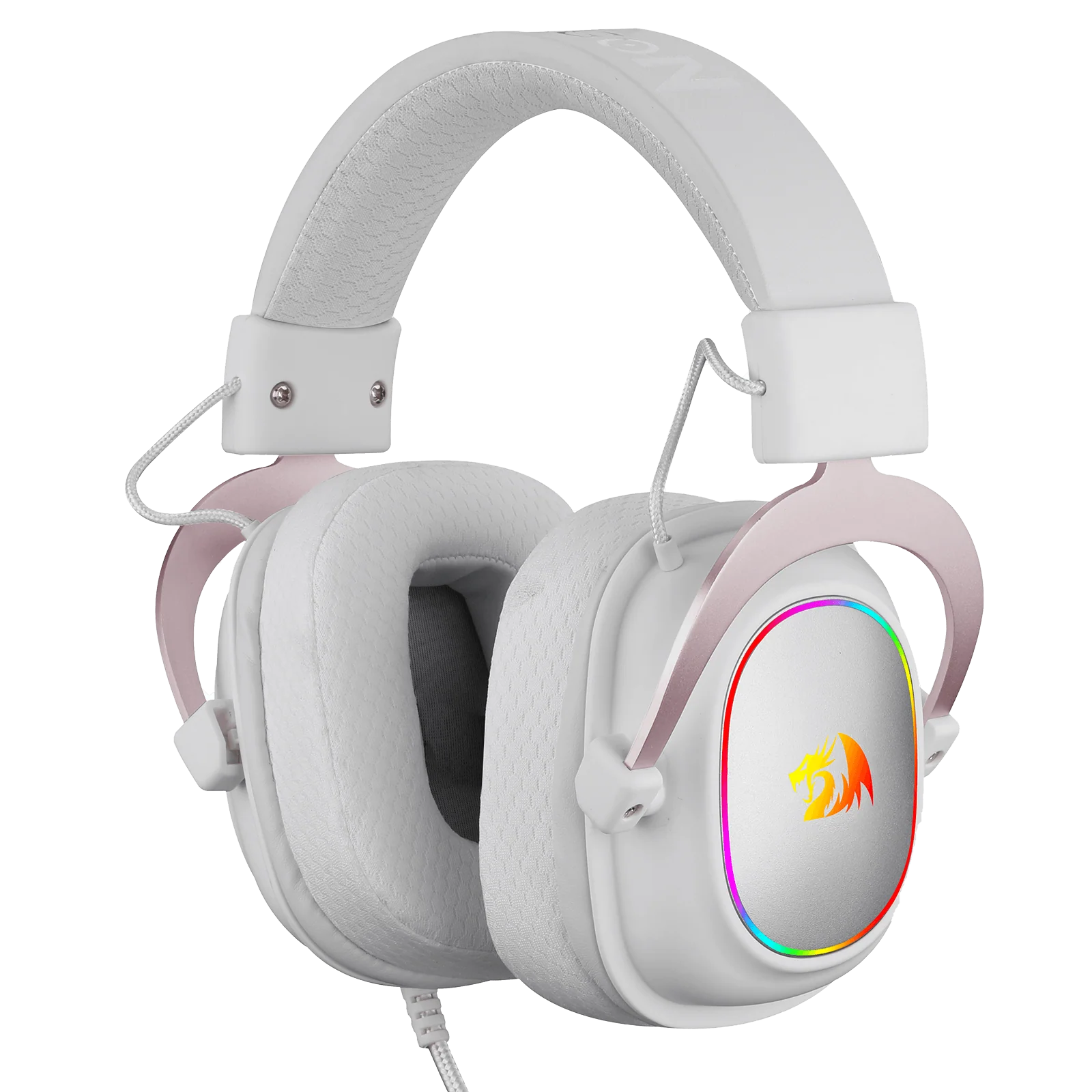 H510 ZEUS-X RGB White Wired Gaming Headset - Image 7