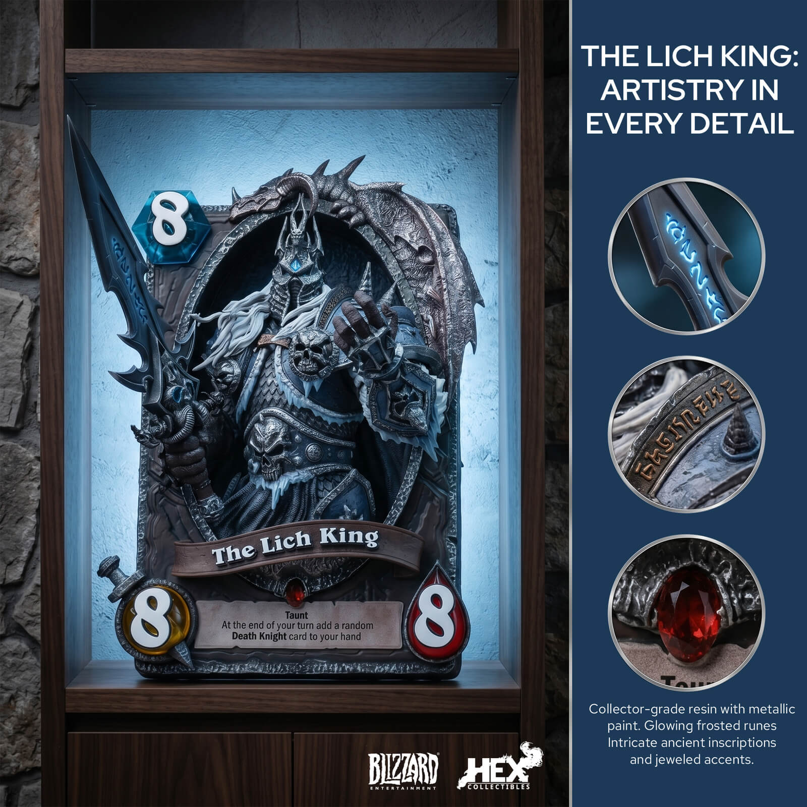 Hearthstone Lich King Card Display Frame - Image 4