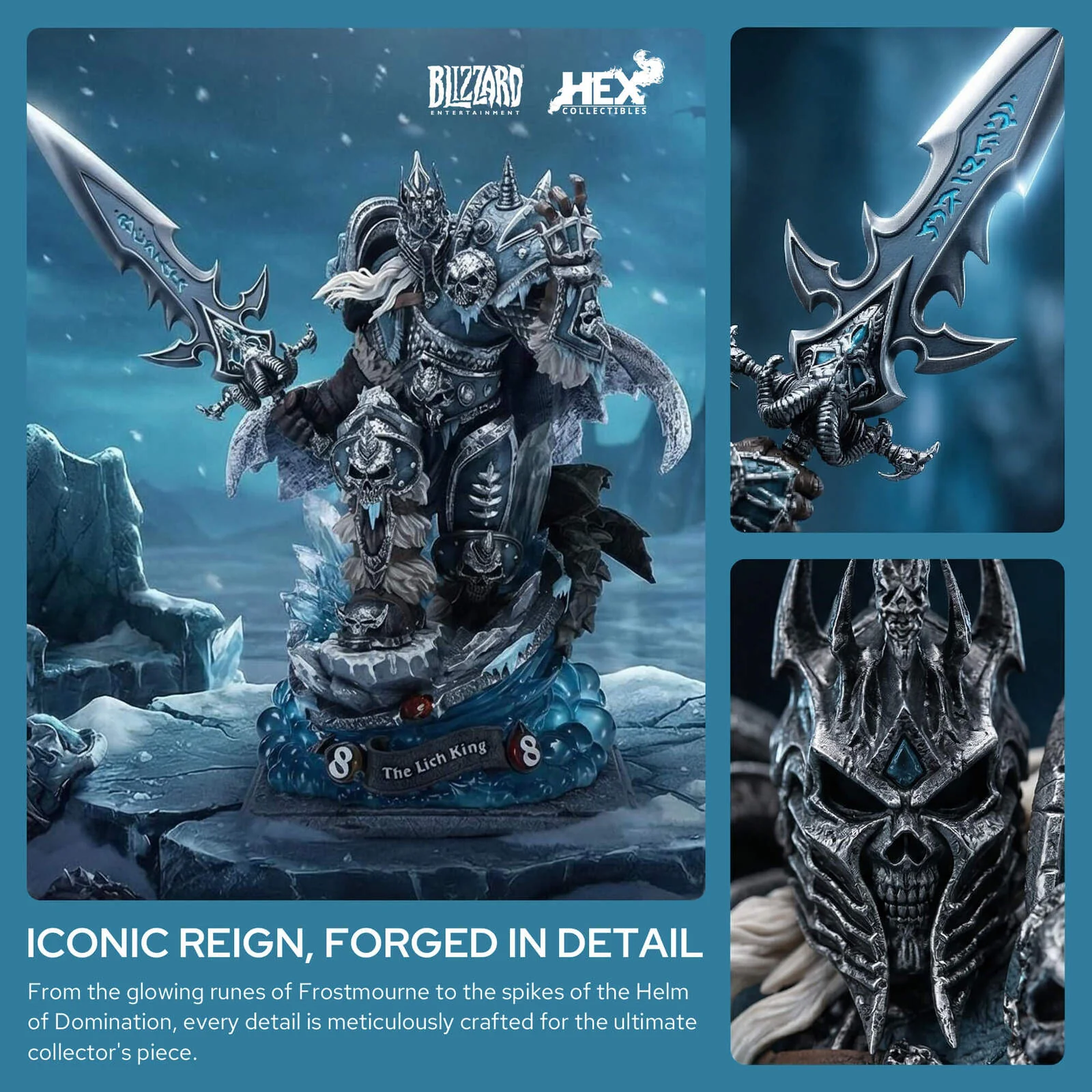 Hearthstone Lich King Figure - Image 2